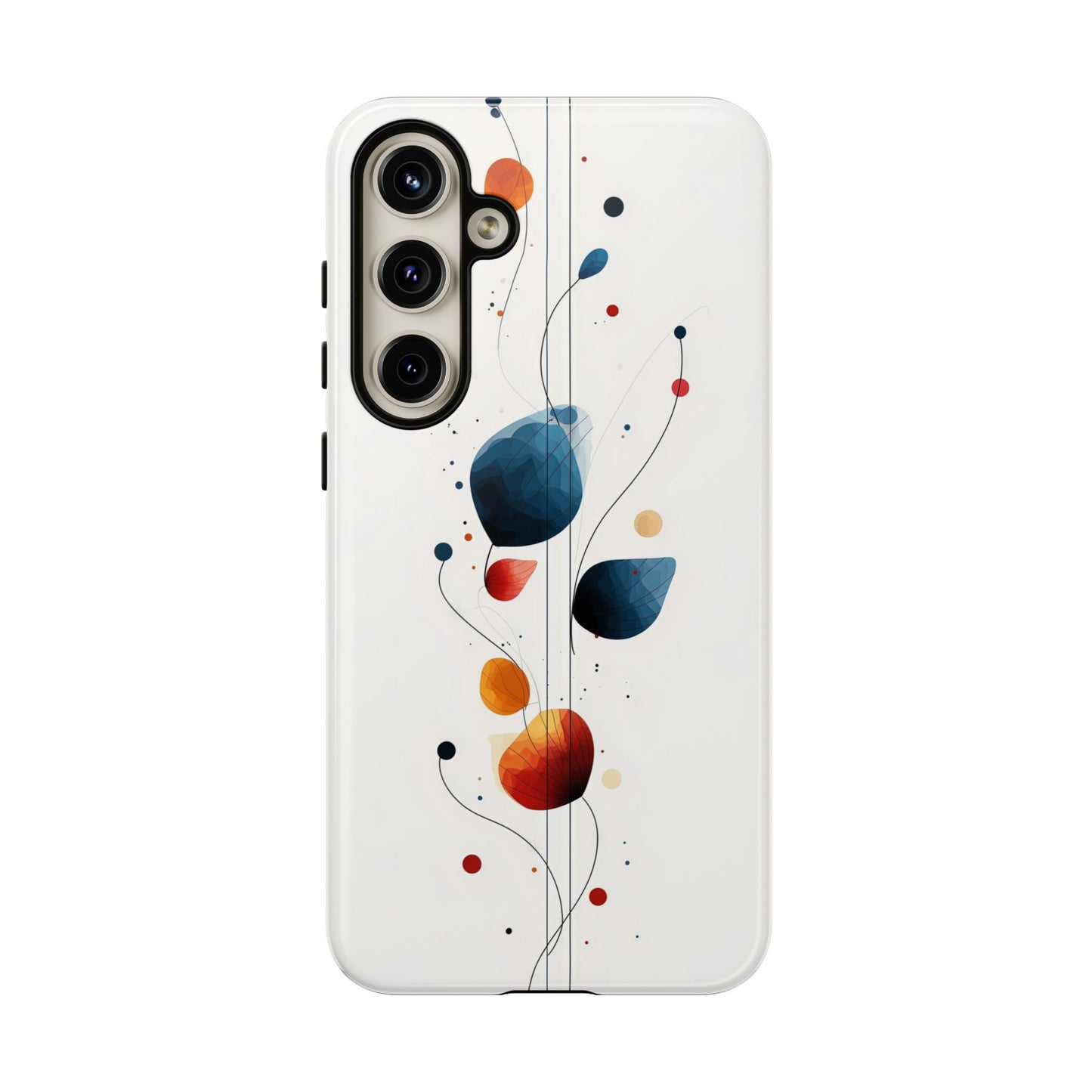 Celestial Dots Abstract Phone Case – Space-Inspired Art for iPhone, Samsung & Pixel
