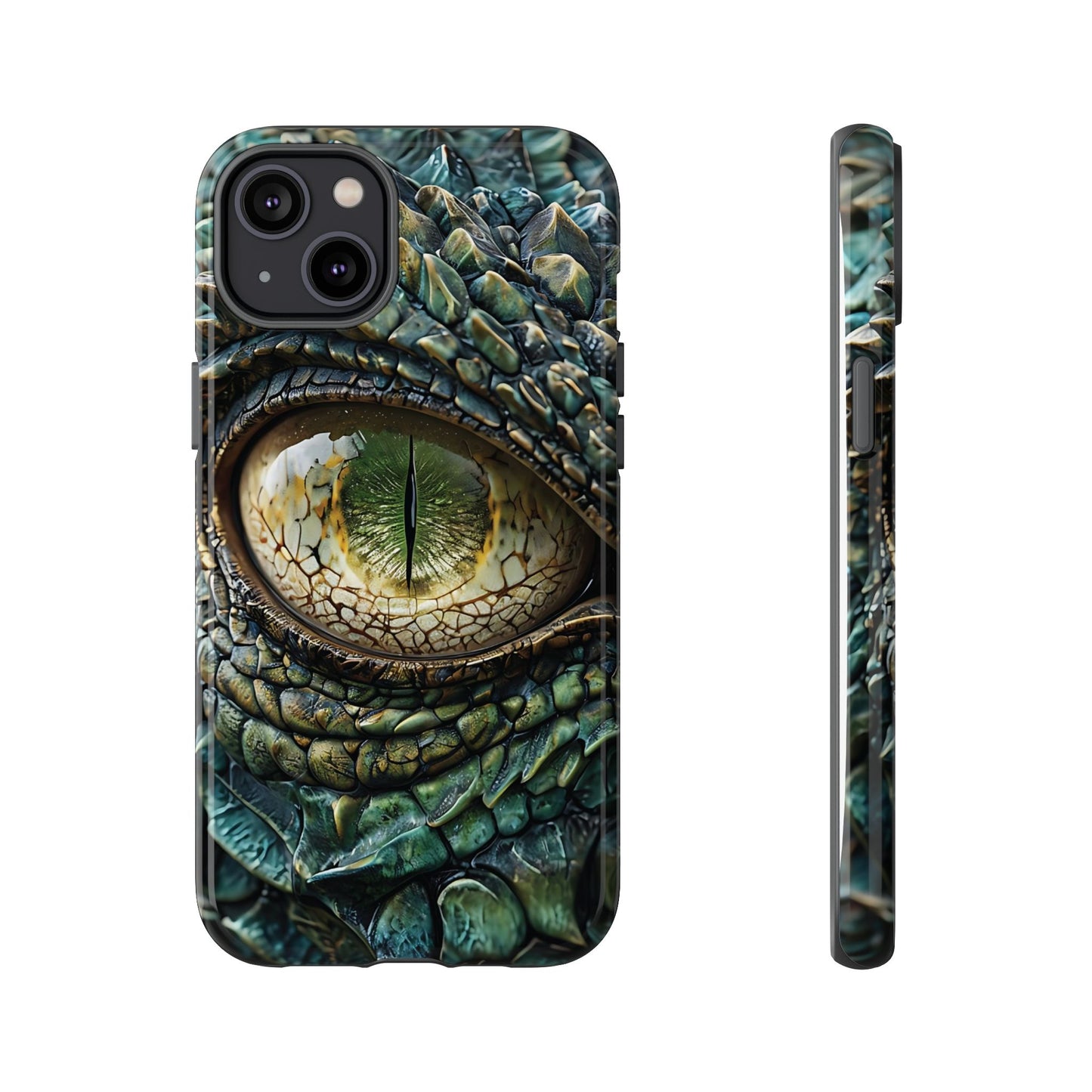 A Dragon's Eye With Intricate Scales phone case design.