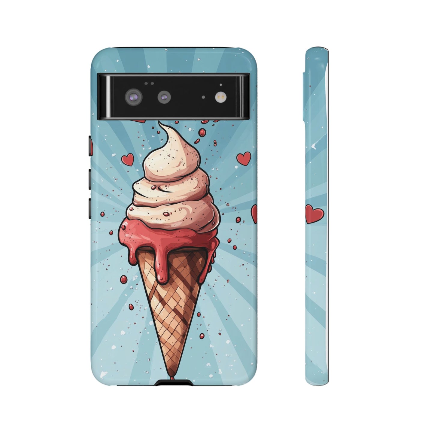Sweet Scoop Anime Ice Cream Phone Case iPhone, Samsung, Google Pixel