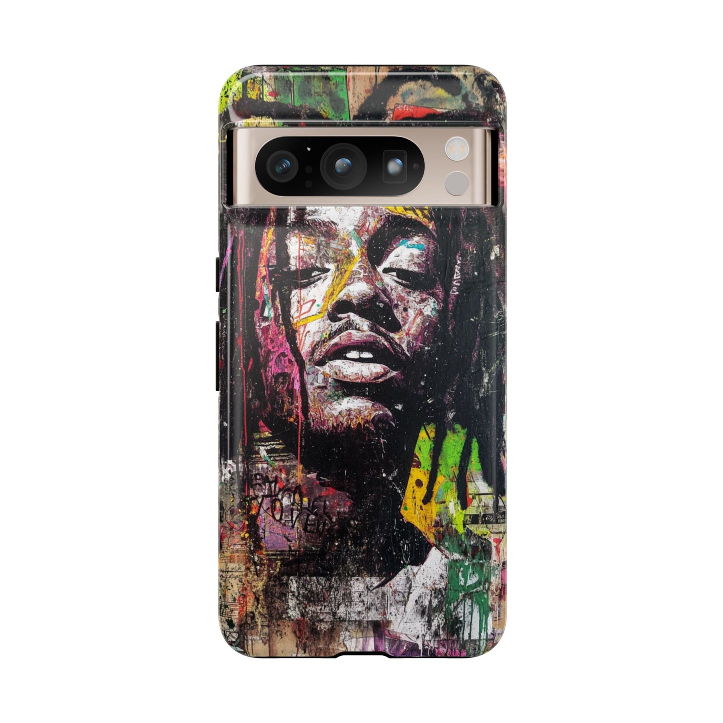 Basquiat Art iPhone Case – Bold, Graffiti-Inspired Street Art Cover - iPhone, Samsung & Google Pixel Cover - Artistic Painting Case, Art Lover Gift