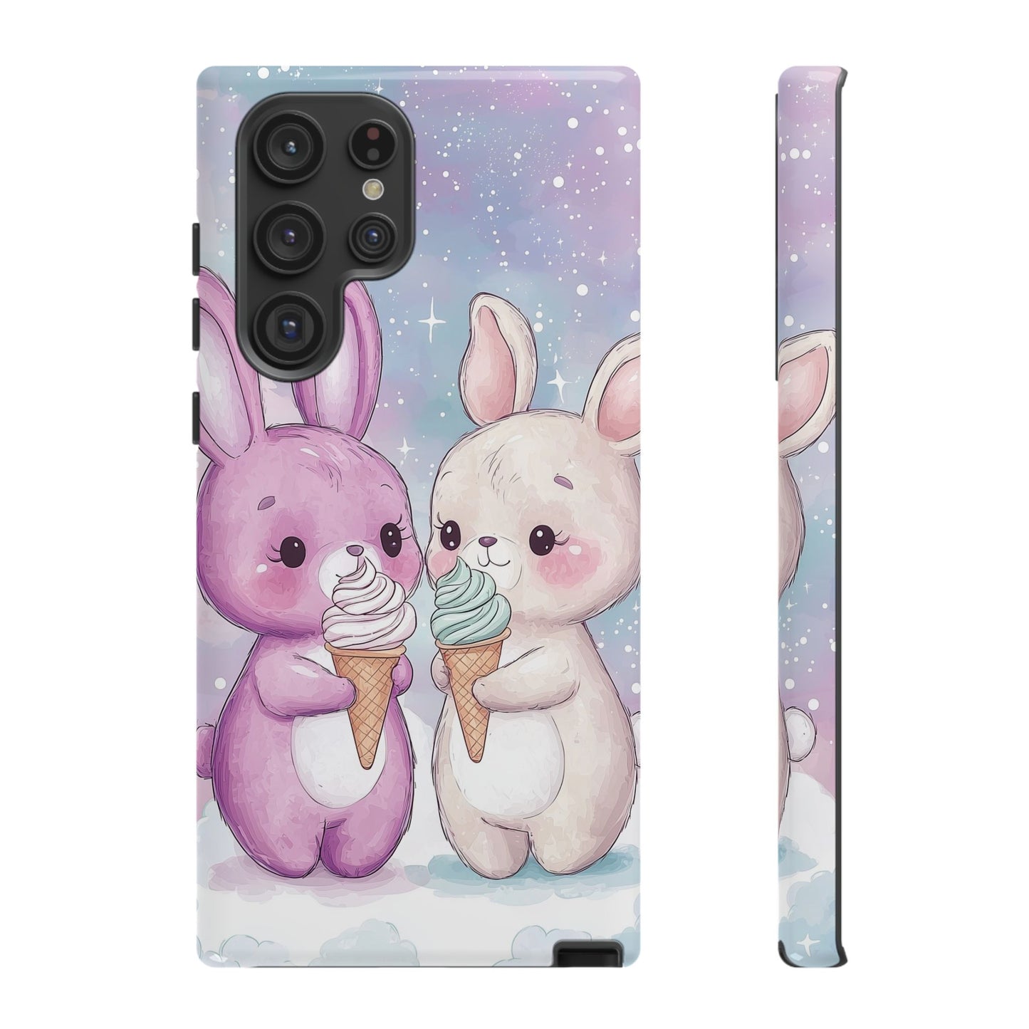 Sweet Bunny Bliss - Kawaii Anime Phone Case for iPhone, Samsung, Google Pixel