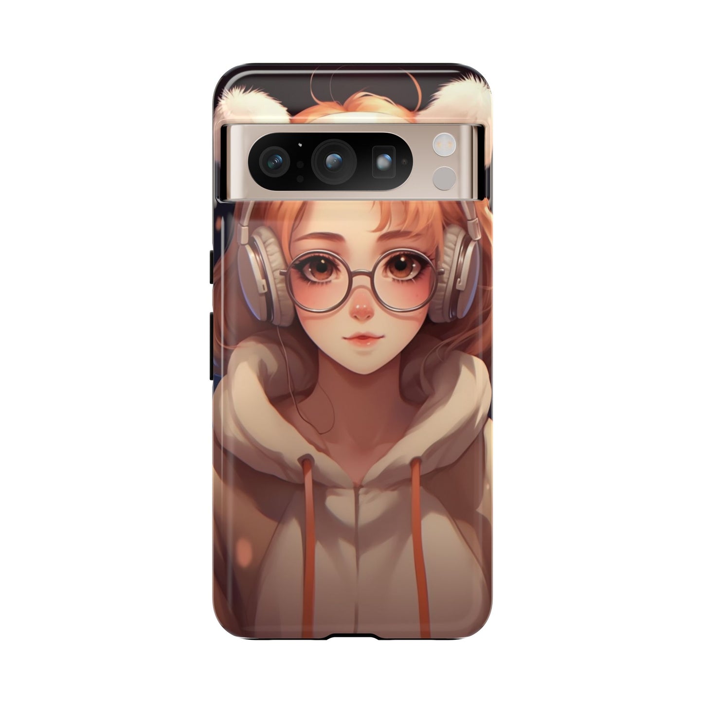 Anime Girl Phone Case - Cute Aesthetic Cover for iPhone, Samsung & Google Pixel, Girly Phone Case, Kawaii Lover Gift