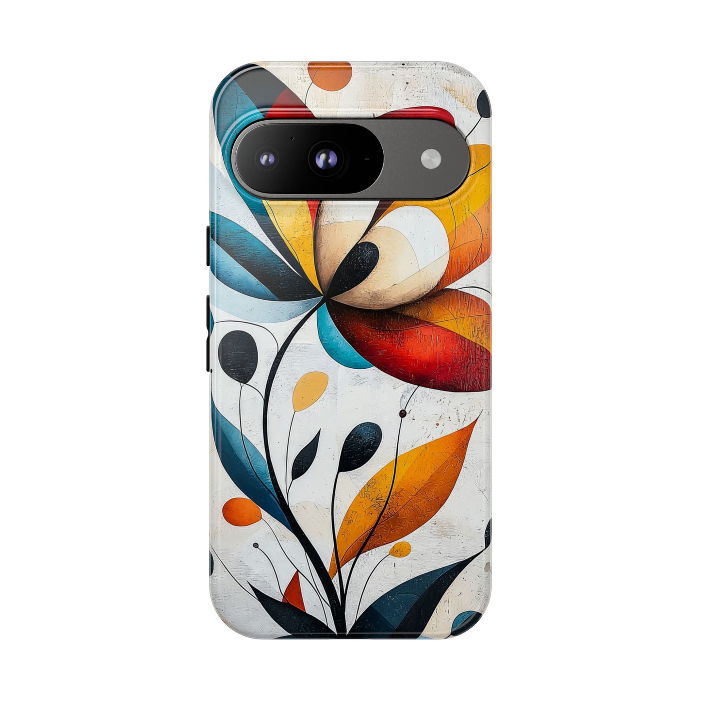 Prism Bloom – Bold Geometric Floral Case for iPhone, Pixel & Samsung