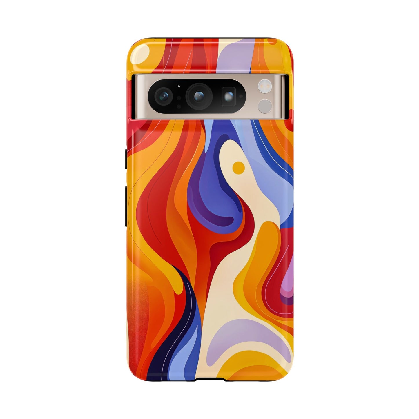 LavaFlow – Vivid Heatwave Abstract Phone Case for iPhone, Samsung & Pixel