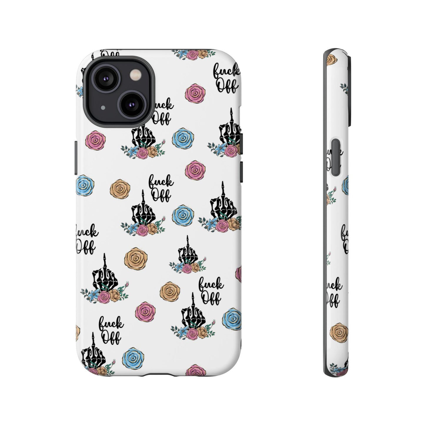 Skeleton Hand Middle Finger Phone Case β Badass Gothic Cover for iPhone, Samsung & Google Pixel