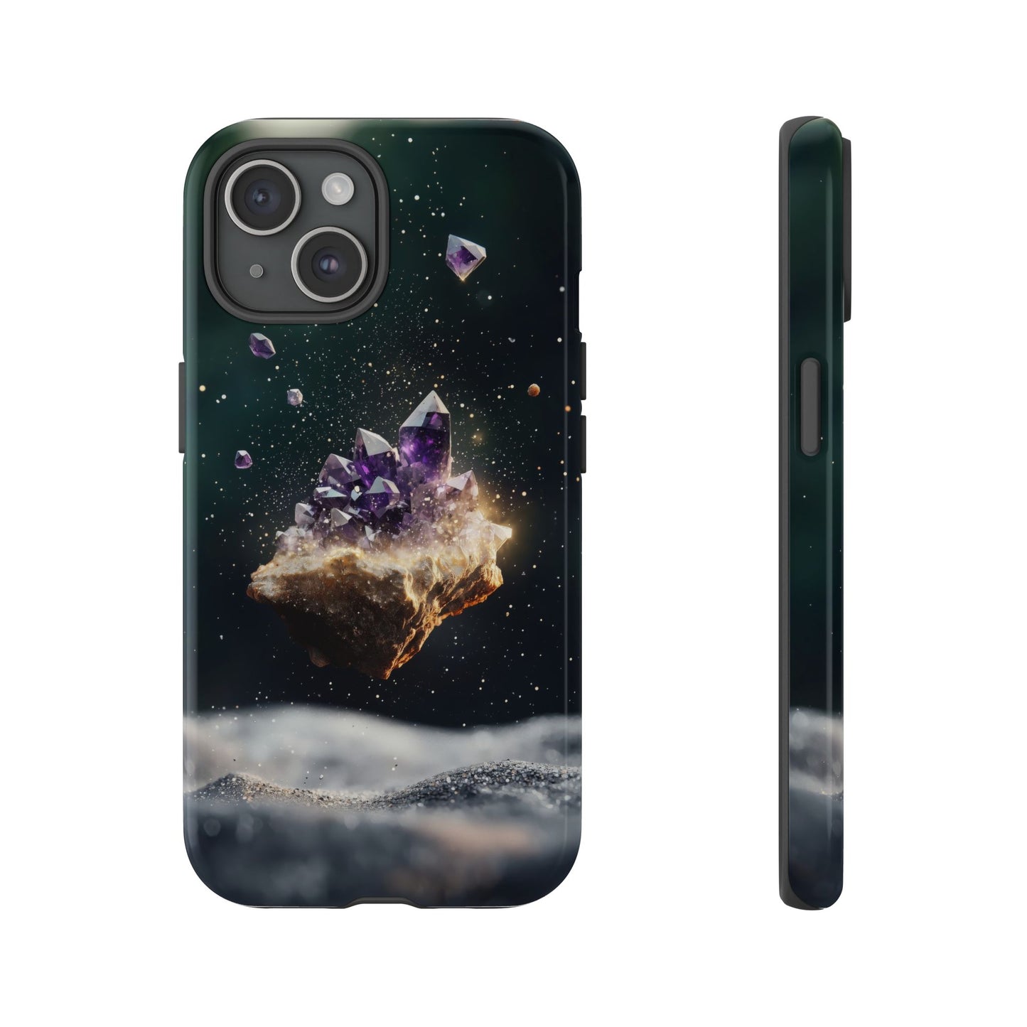 Mystic Amethyst Stones Phone Case for iPhone, Samsung & Google Pixel