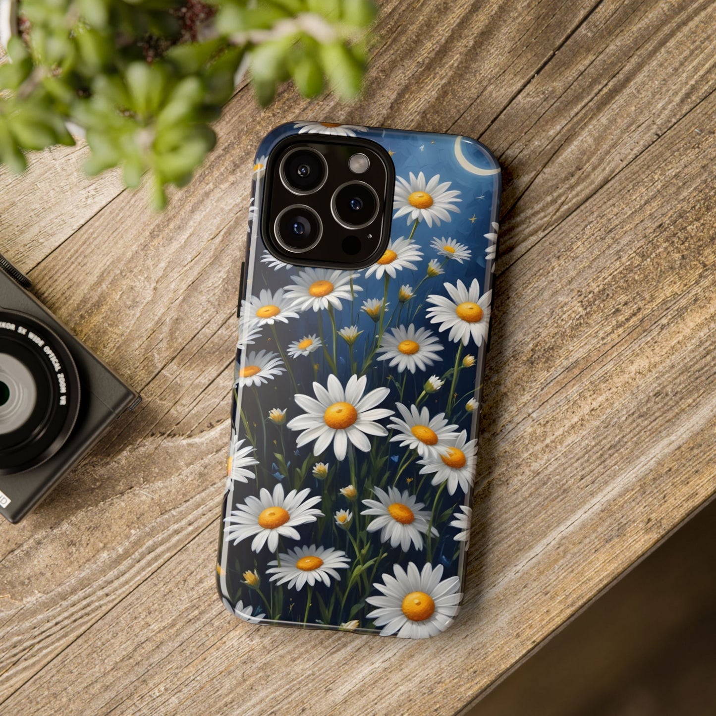Witchy Daisy Flowers Phone Case Vintage Botanical Cover