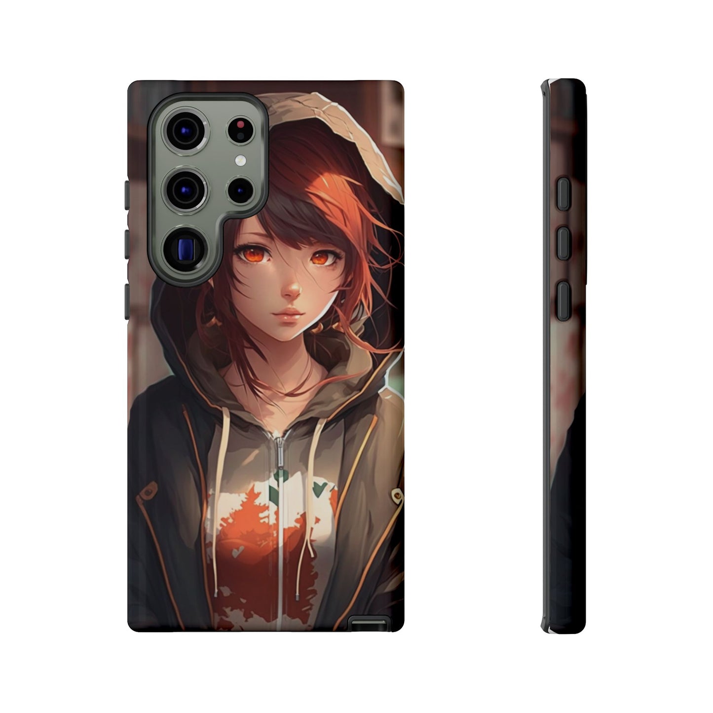 Anime Girl Phone Case - Cute Aesthetic Cover for iPhone, Samsung & Google Pixel, Girly Phone Case, Kawaii Lover Gift
