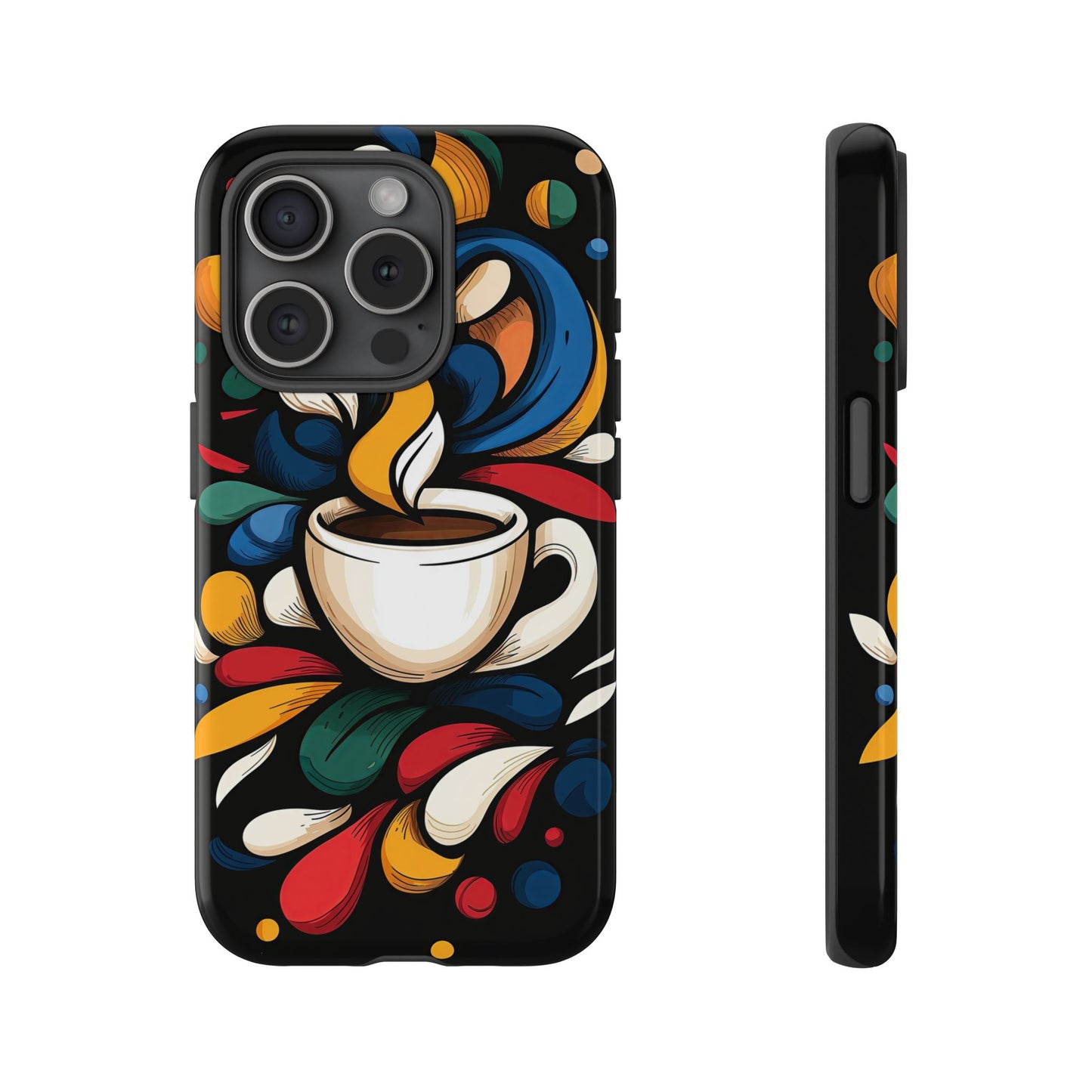 Brewed Blooms – Coffee & Color Floral Case for iPhone, Pixel & Samsung