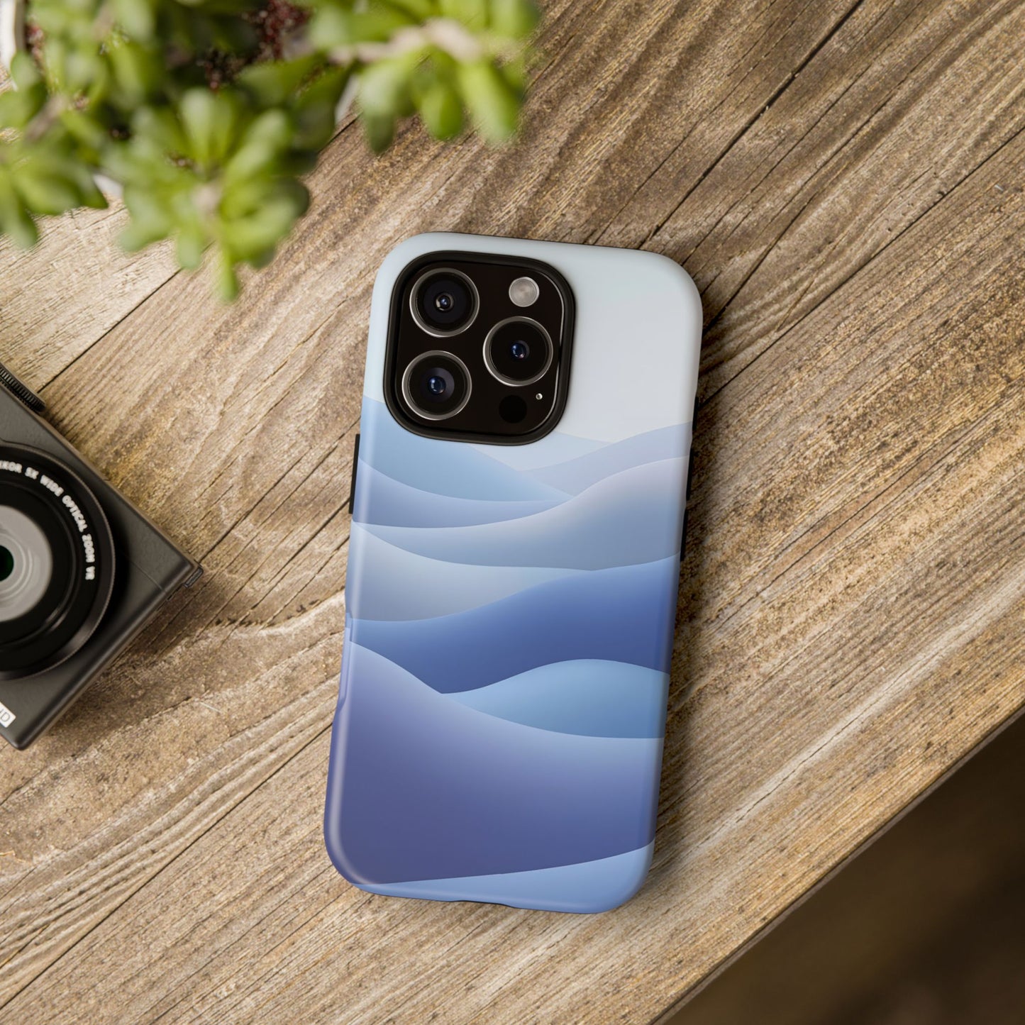 Intricate Abstract Wavy Landscape phone case