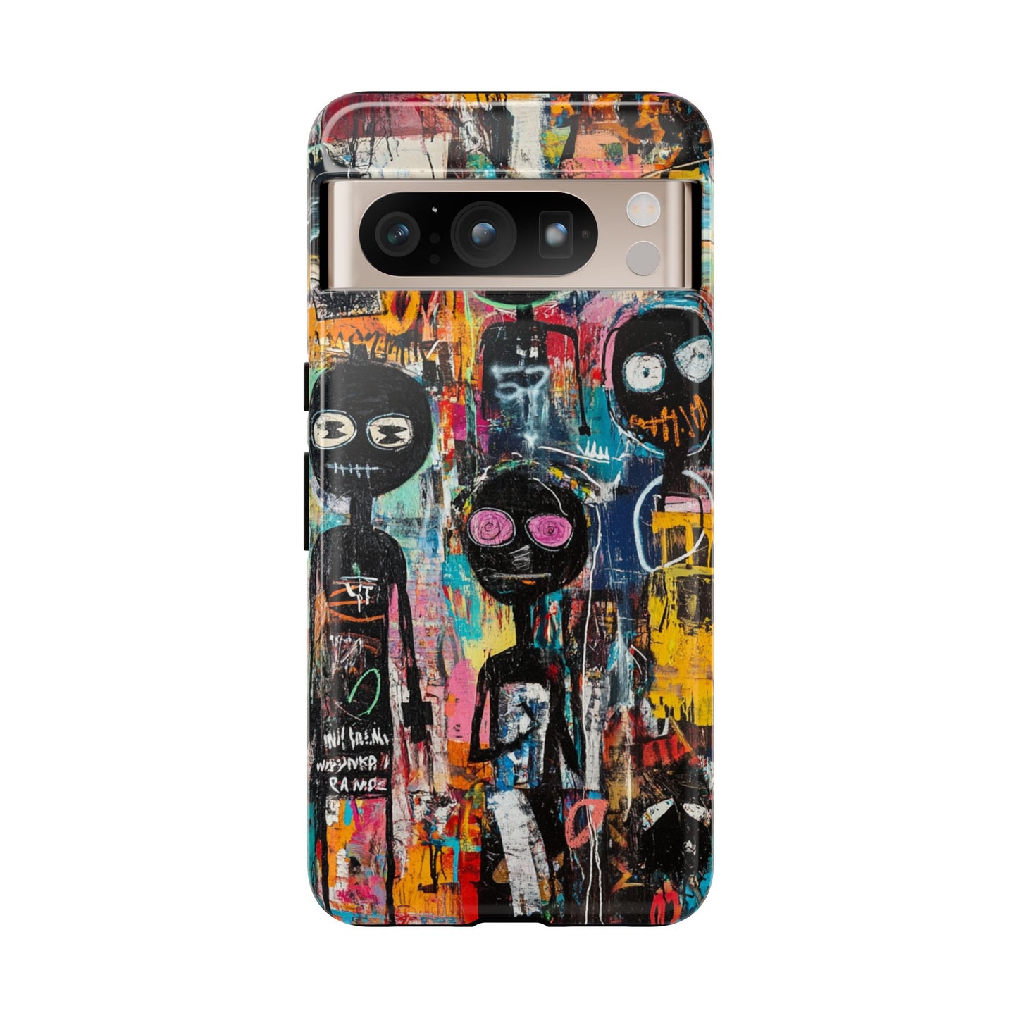 Basquiat Phone Case – Graffiti iPhone Cover - iPhone, Samsung & Google Pixel Cover - Artistic Painting Case, Art Lover Gift