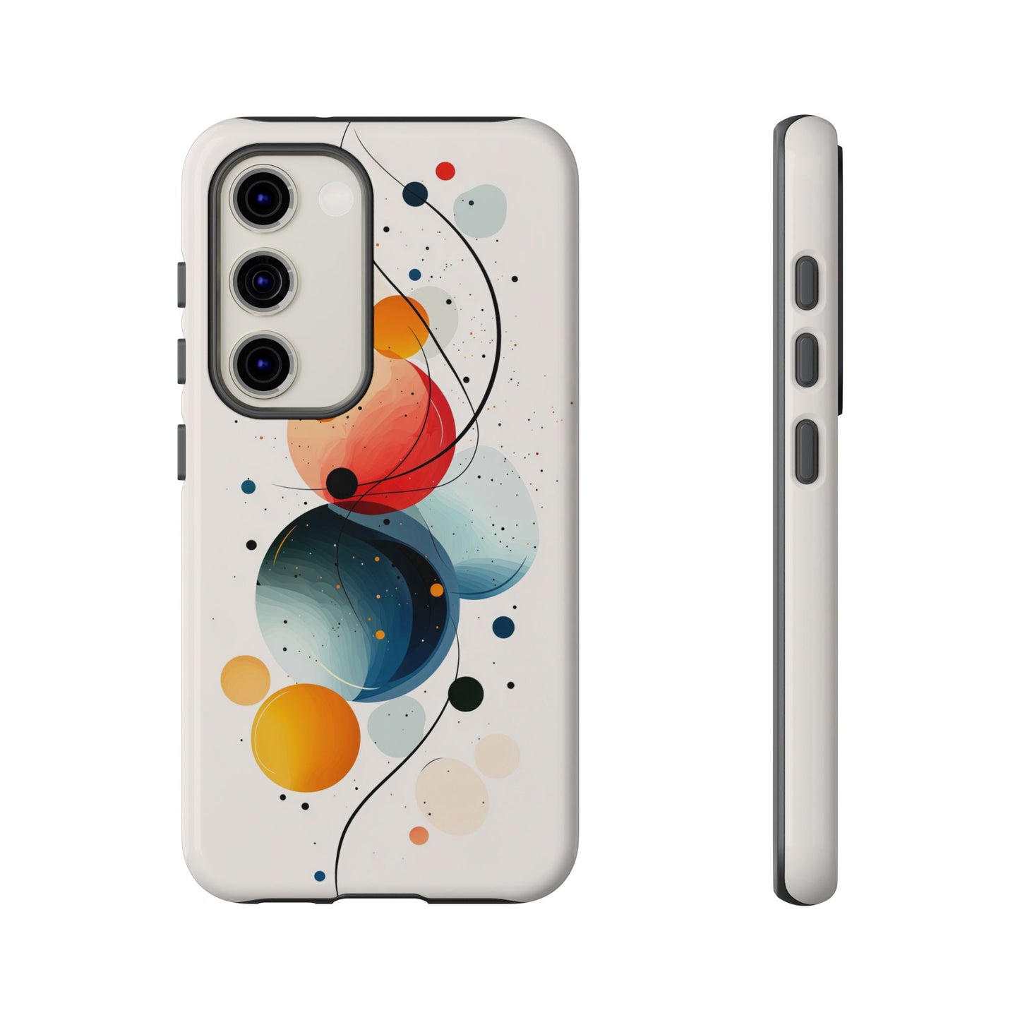 Orbital Drift – Cosmic Flow Abstract Phone Case for iPhone, Samsung & Pixel