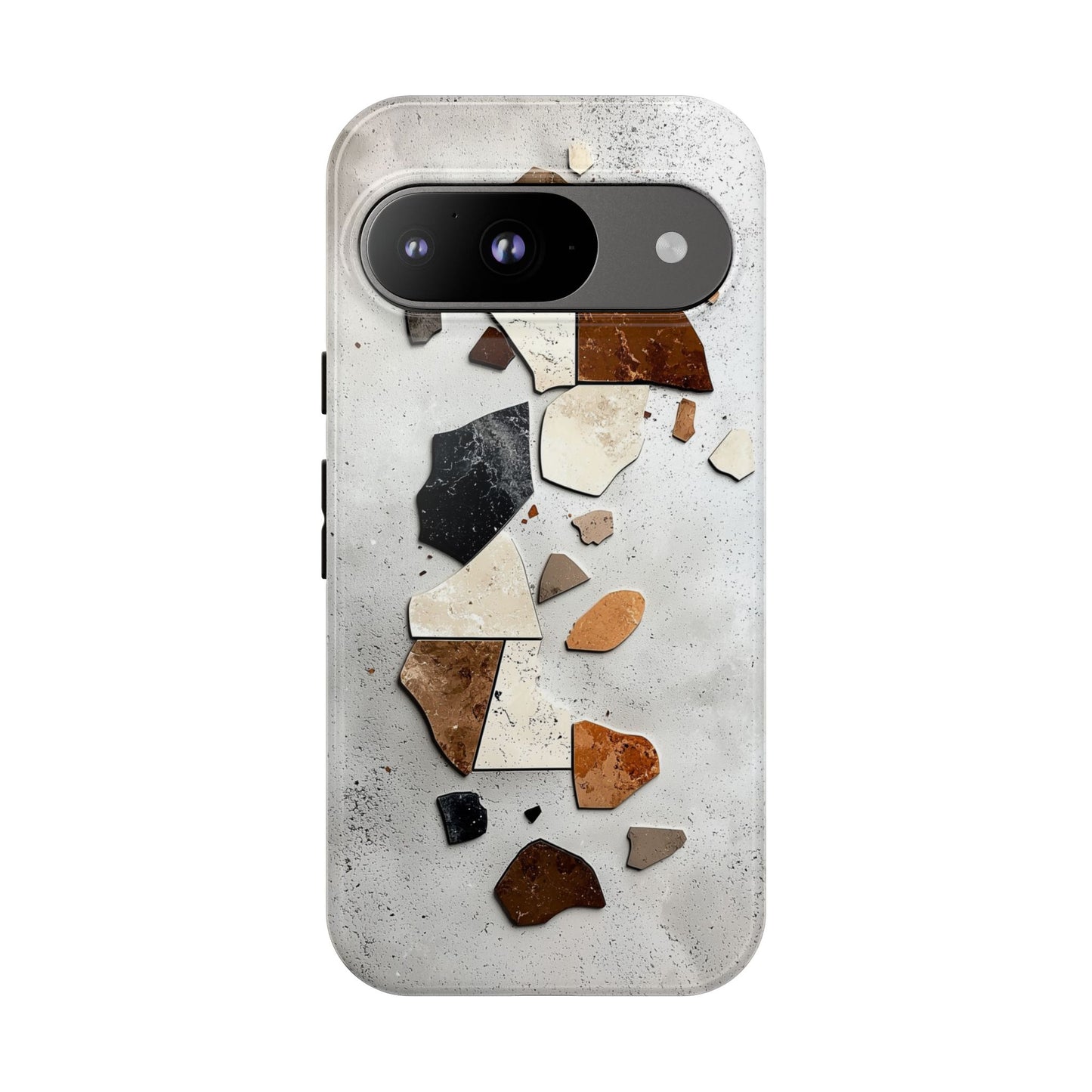 Modern Terrazzo Fragments Phone Case β Earthy & Minimalist for iPhone, google Pixel & Samsung