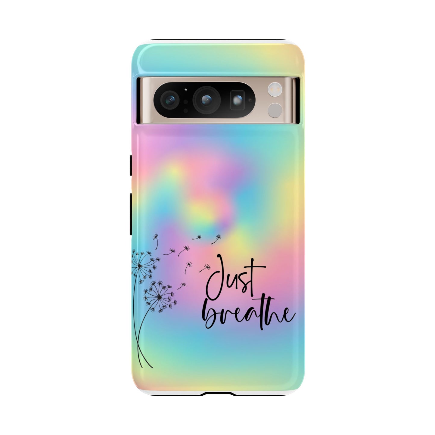 Just Breathe Phone Case - Aesthetic Minimalist Cover for iPhone, Samsung & Google Pixel
