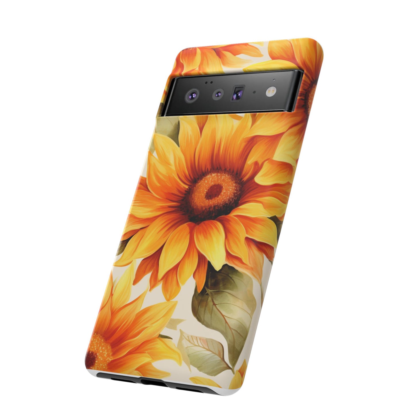 Golden Sunflower Glow Mobile Case – Radiant & Elegant