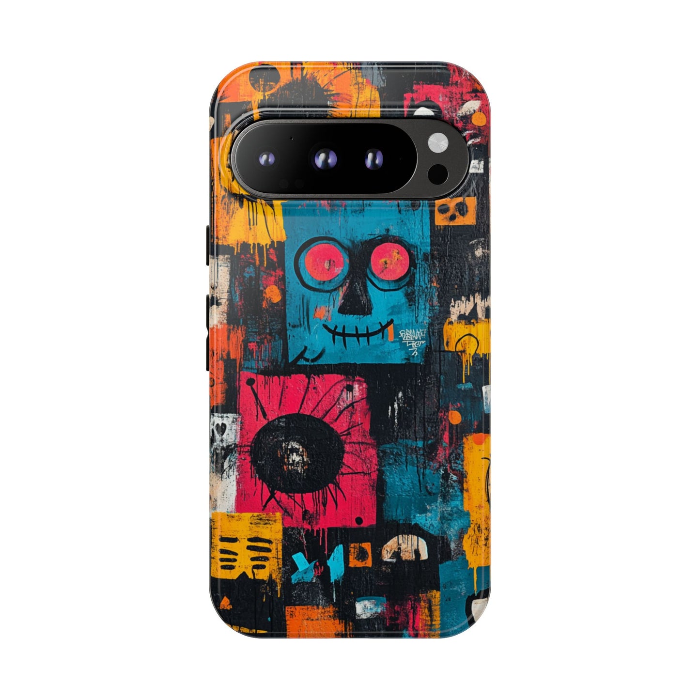 Jean-Michel Basquiat Art Phone Case – Modern Aesthetic Cover - iPhone, Samsung & Google Pixel Cover - Artistic Painting Case, Art Lover Gift