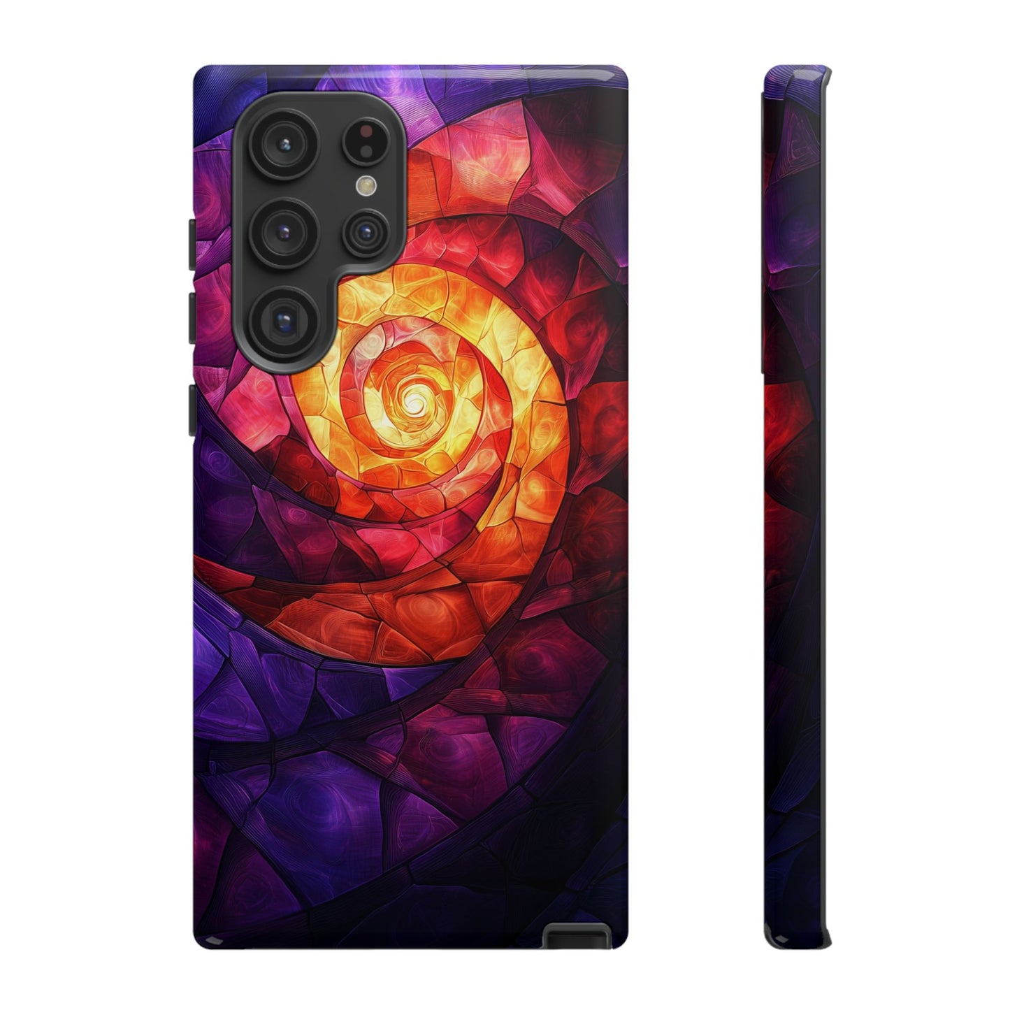 Retro Spiral Psychedelic Phone Case for iPhone, Samsung & Pixel