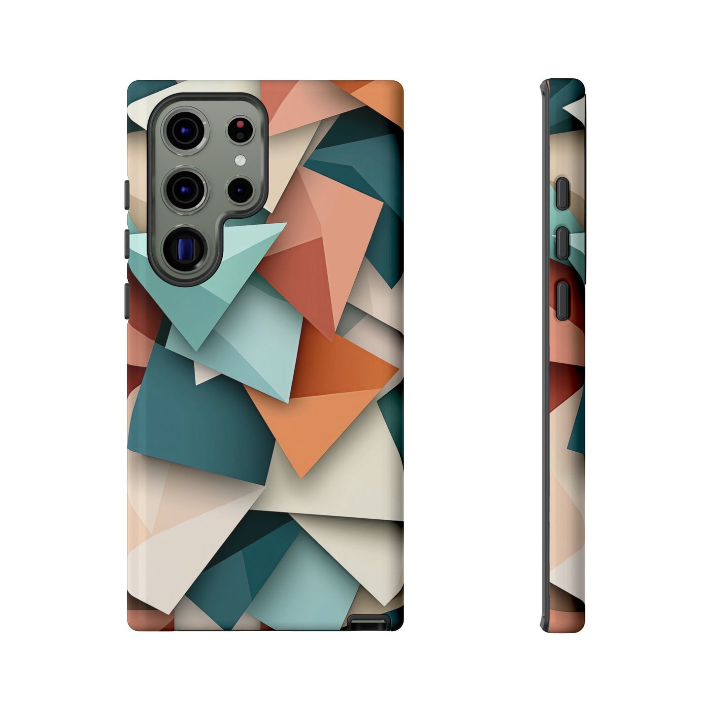 Origami Prism – Abstract Tri-Fold Geometry Phone Case – iPhone, Google Pixel, Samsung