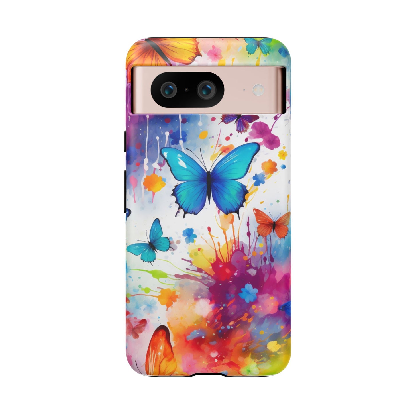 Vibrant Watercolor Butterfly Mobile Case