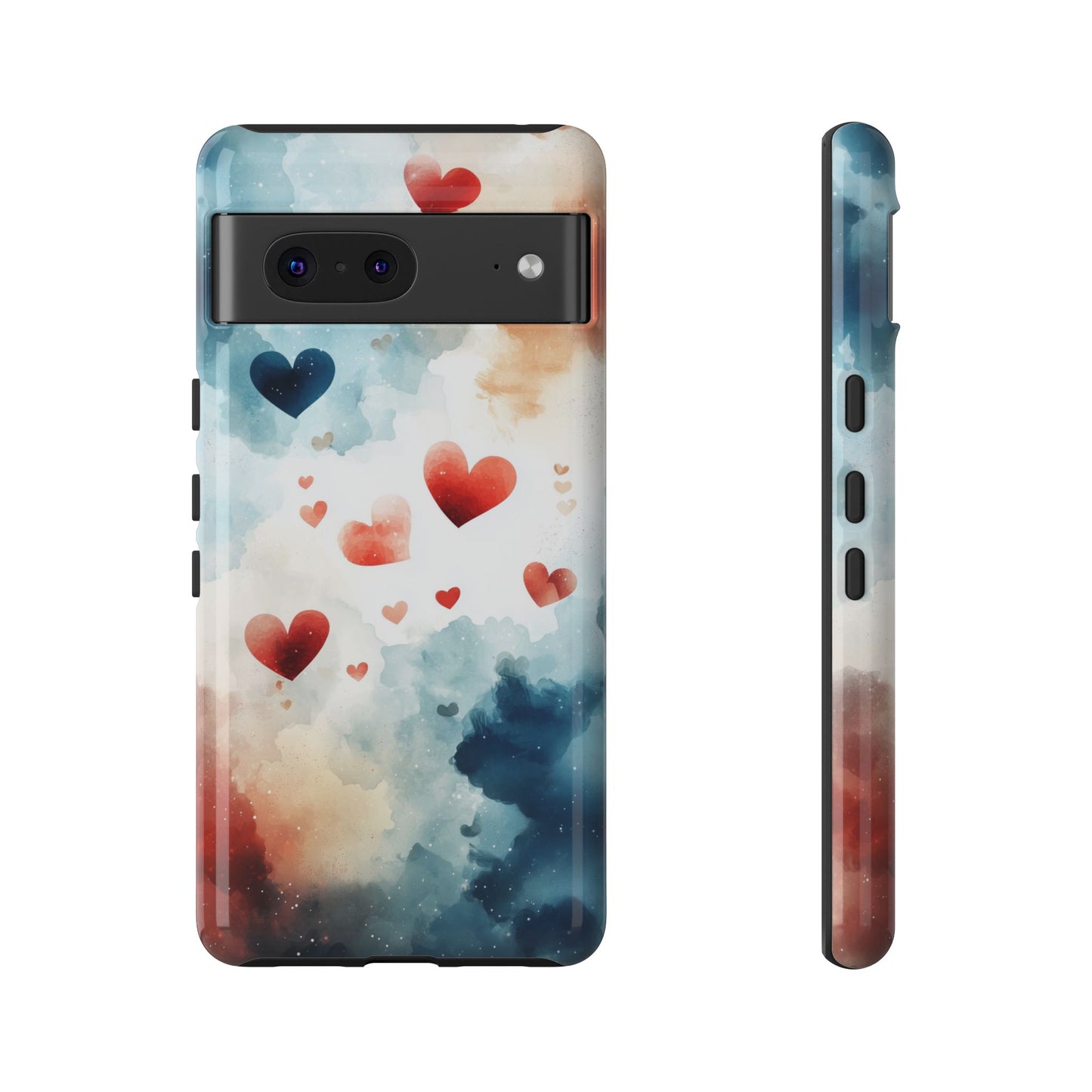 Heartfelt Skies - Watercolor Anime Phone Case for iPhone, Samsung, Google Pixel