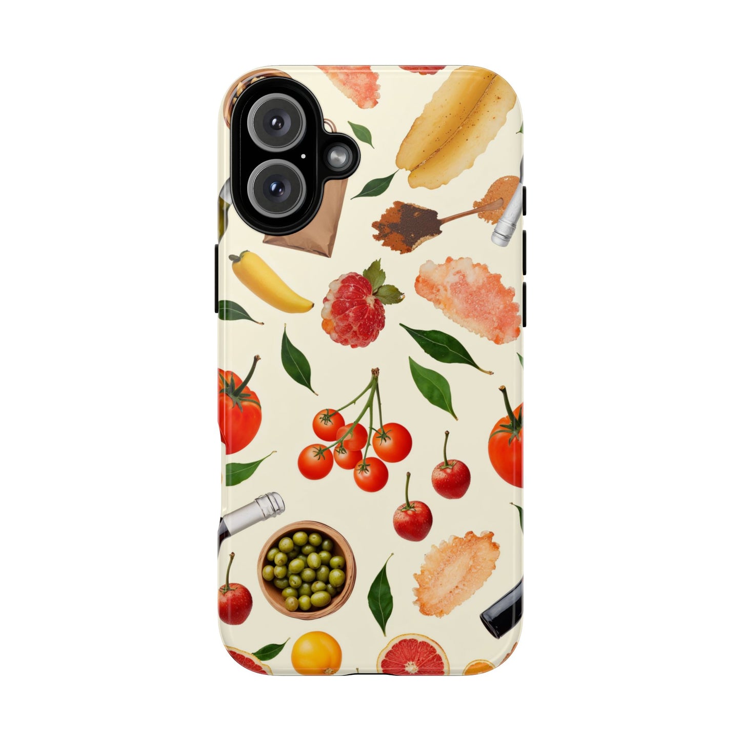 Fresh Fruits & Veggies Pattern Phone Case