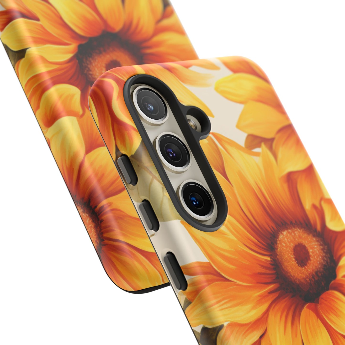 Golden Sunflower Glow Mobile Case – Radiant & Elegant