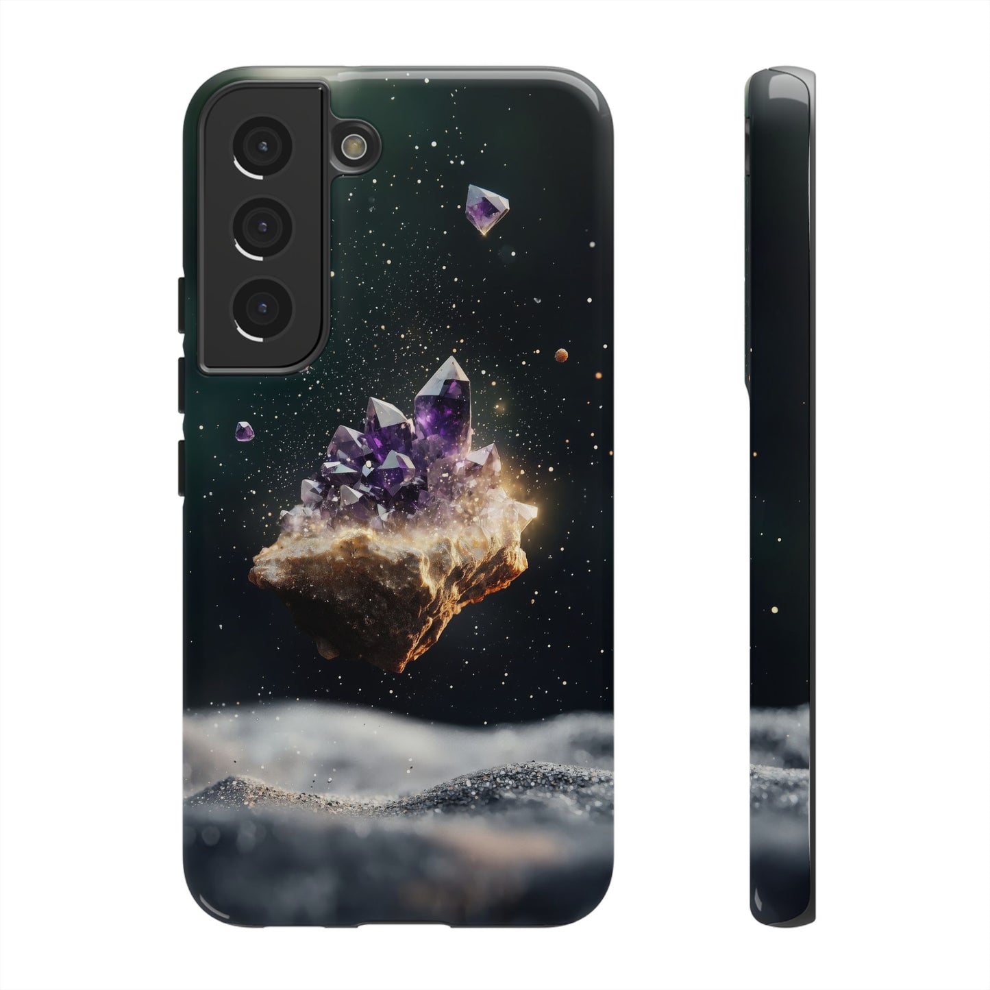 Mystic Amethyst Stones Phone Case for iPhone, Samsung & Google Pixel