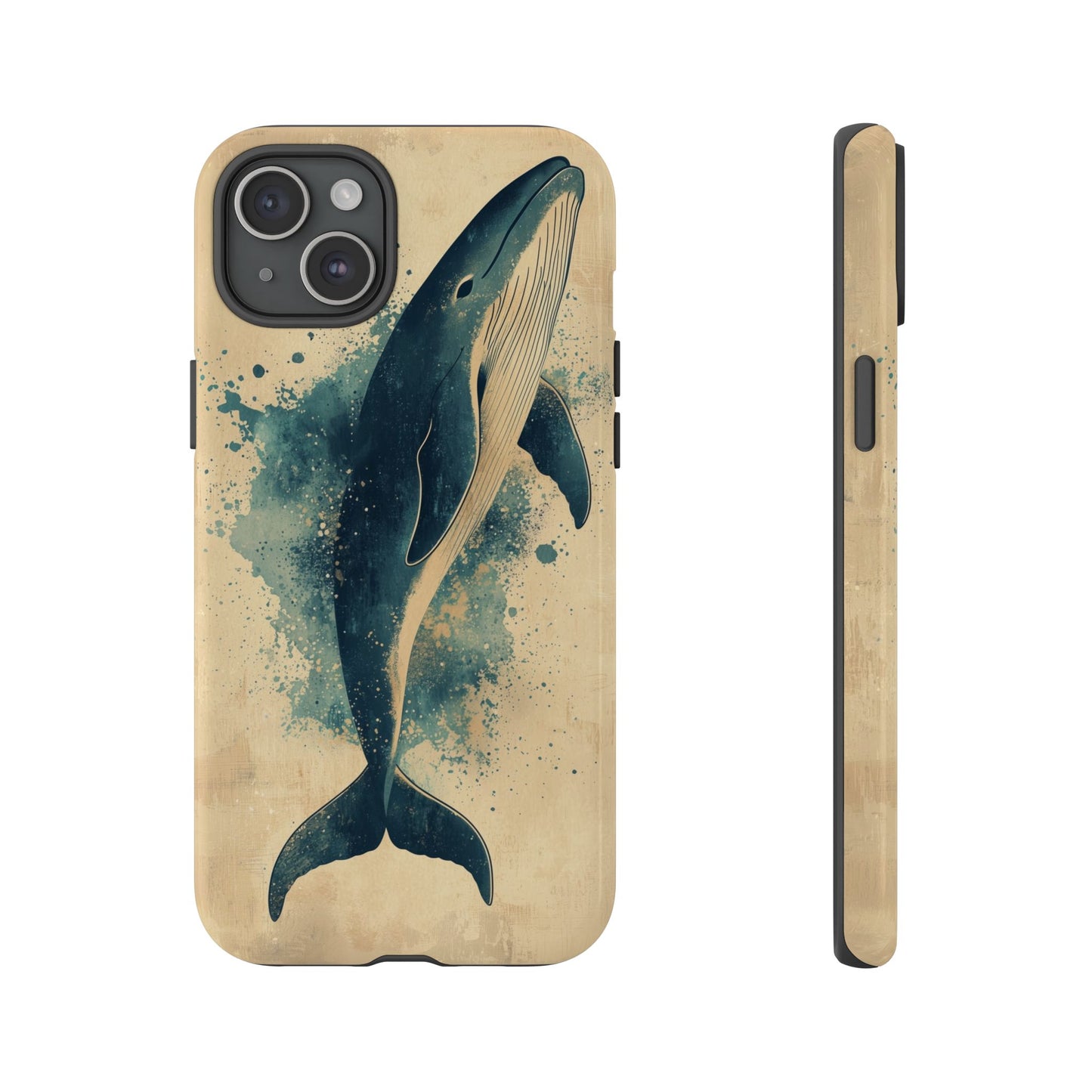 Ocean Majesty: Watercolor Whale Case for iPhone, Samsung & Pixel