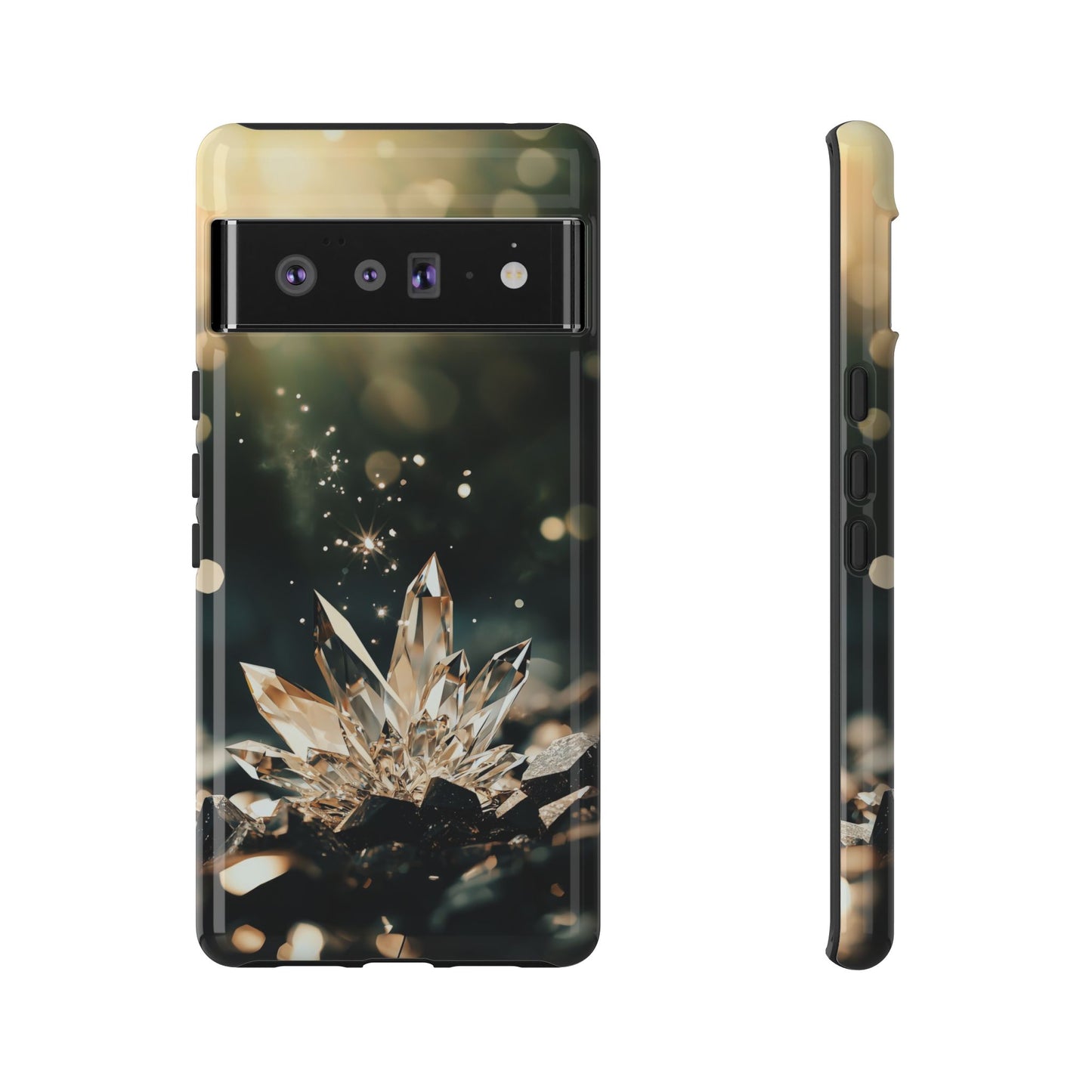 Crystal Stone Sparkle Phone Case – iPhone, Google Pixel, Samsung