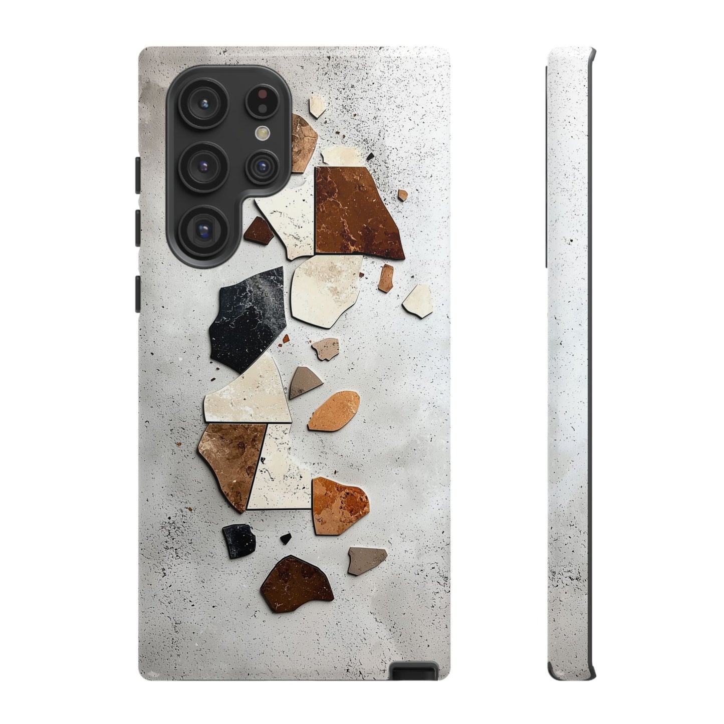 Modern Terrazzo Fragments Phone Case β Earthy & Minimalist for iPhone, google Pixel & Samsung