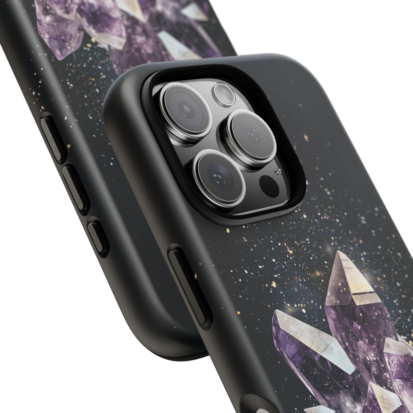 Celestial Amethyst Crystal Phone Case for iPhone, Samsung & Google Pixel