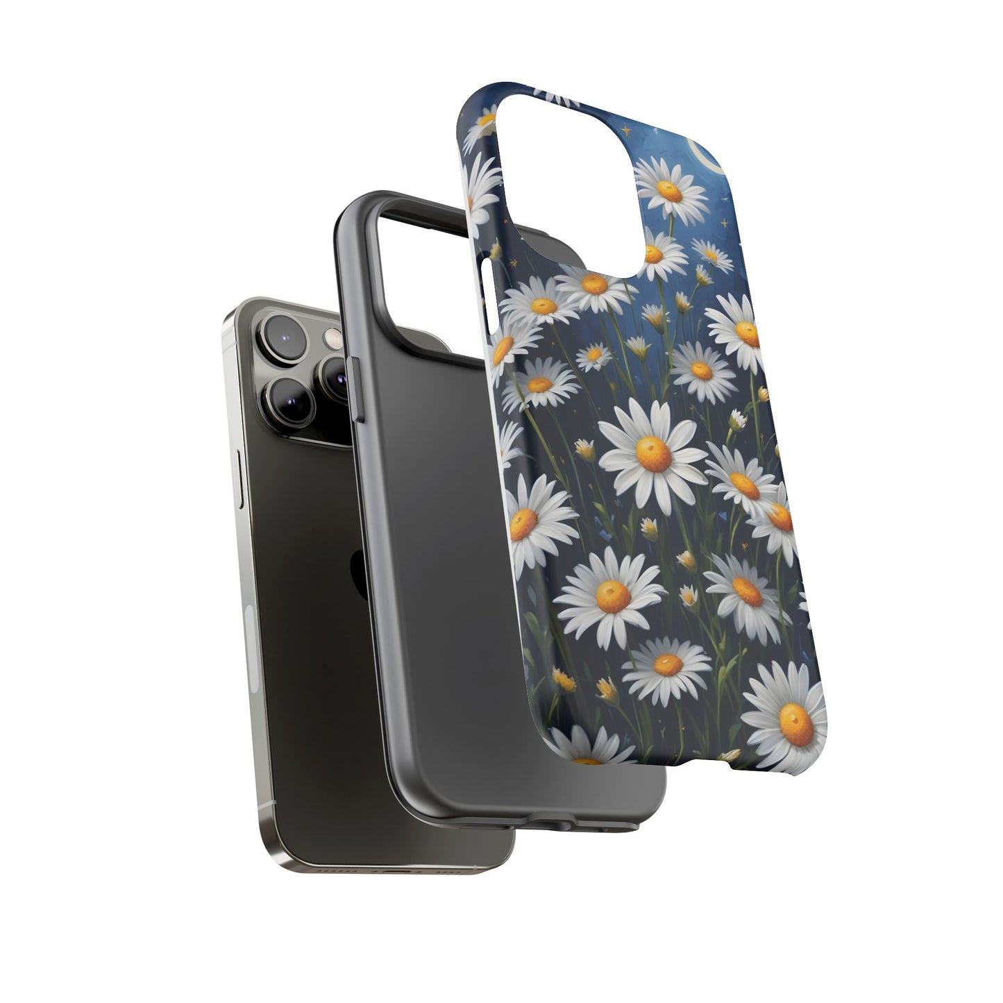Witchy Daisy Flowers Phone Case Vintage Botanical Cover