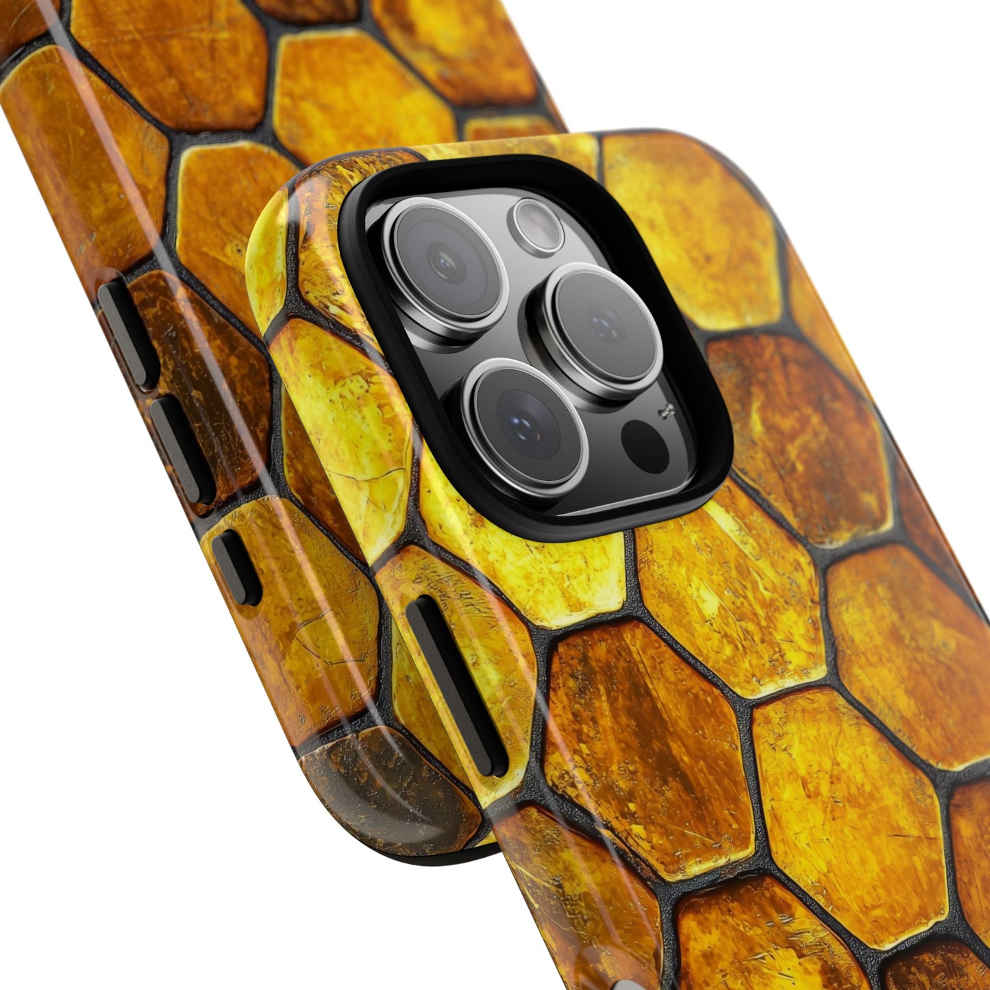 Golden Honeycomb Phone Case – iPhone, Google Pixel, Samsung
