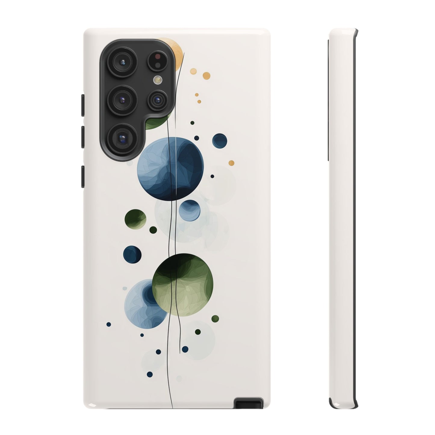 Orbit Bloom – Abstract Bubble Art Phone Case for iPhone, Samsung & Pixel