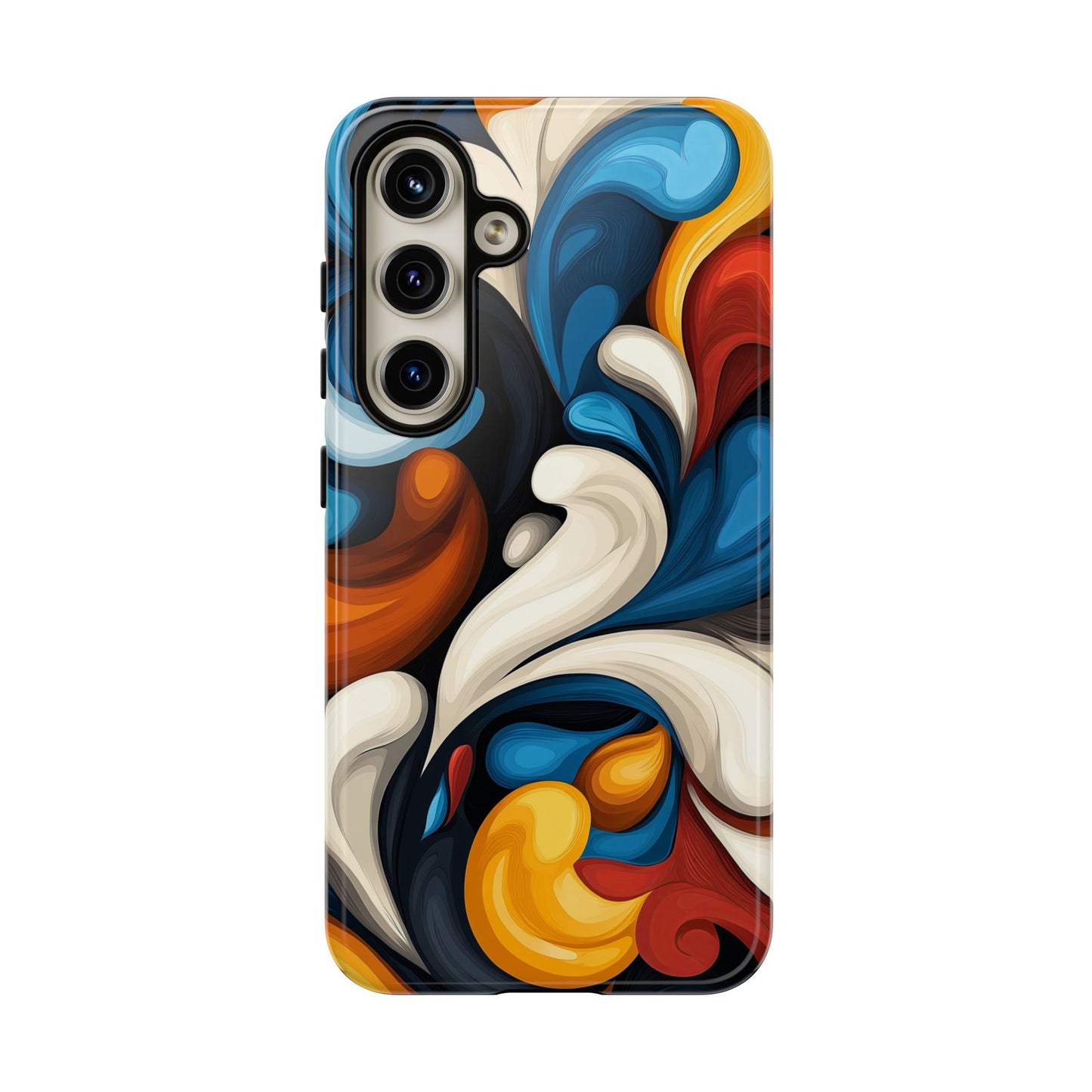 ColorSurge – Bold Fluid Abstract Phone Case for iPhone, Samsung & Pixel