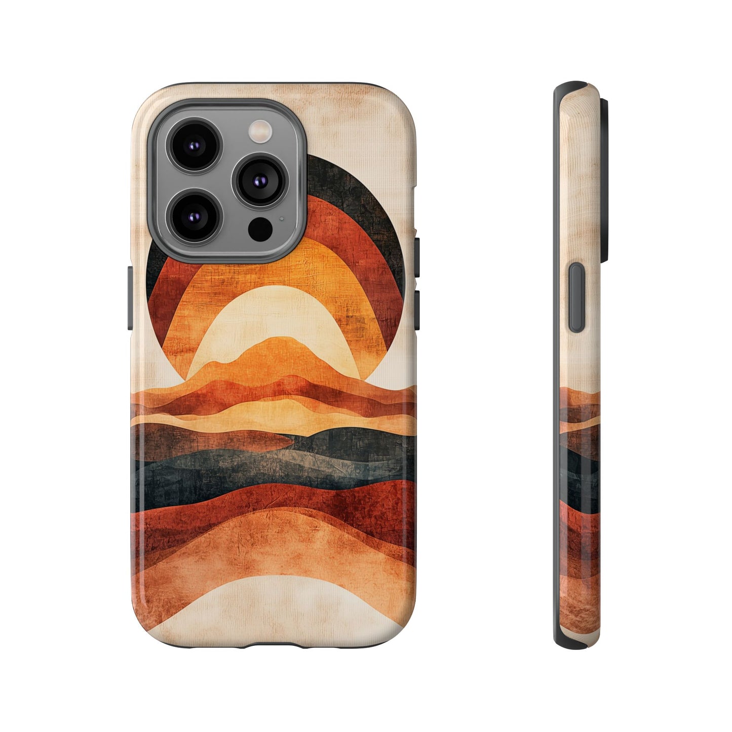 Boho Desert Sunrise Phone Case for iPhone, Pixel & Samsung
