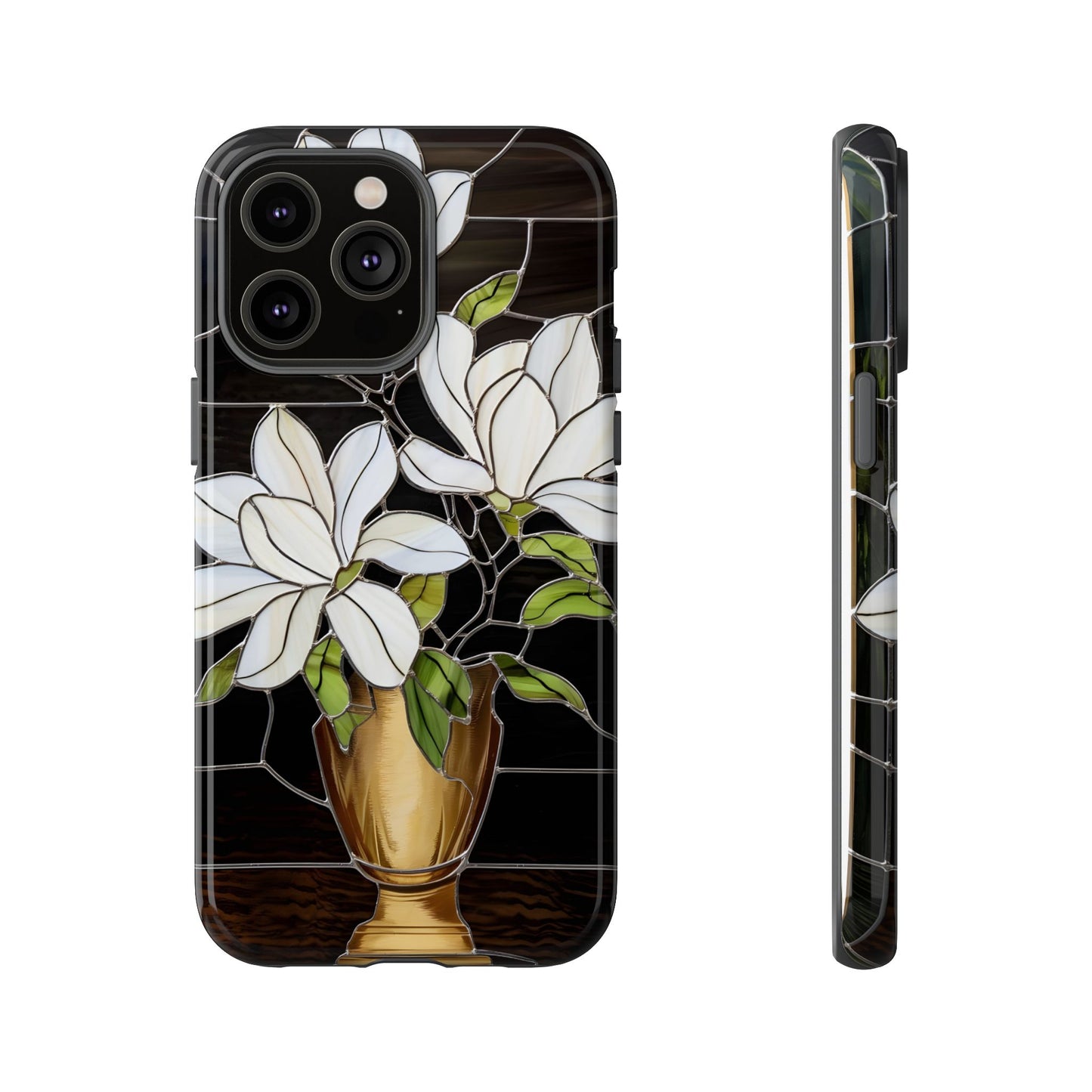 Stained Glass Floral Phone Case