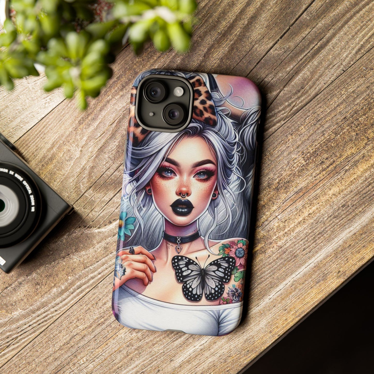 Wild Spirit – Gothic Chic & Nature Fusion Mobile Cover
