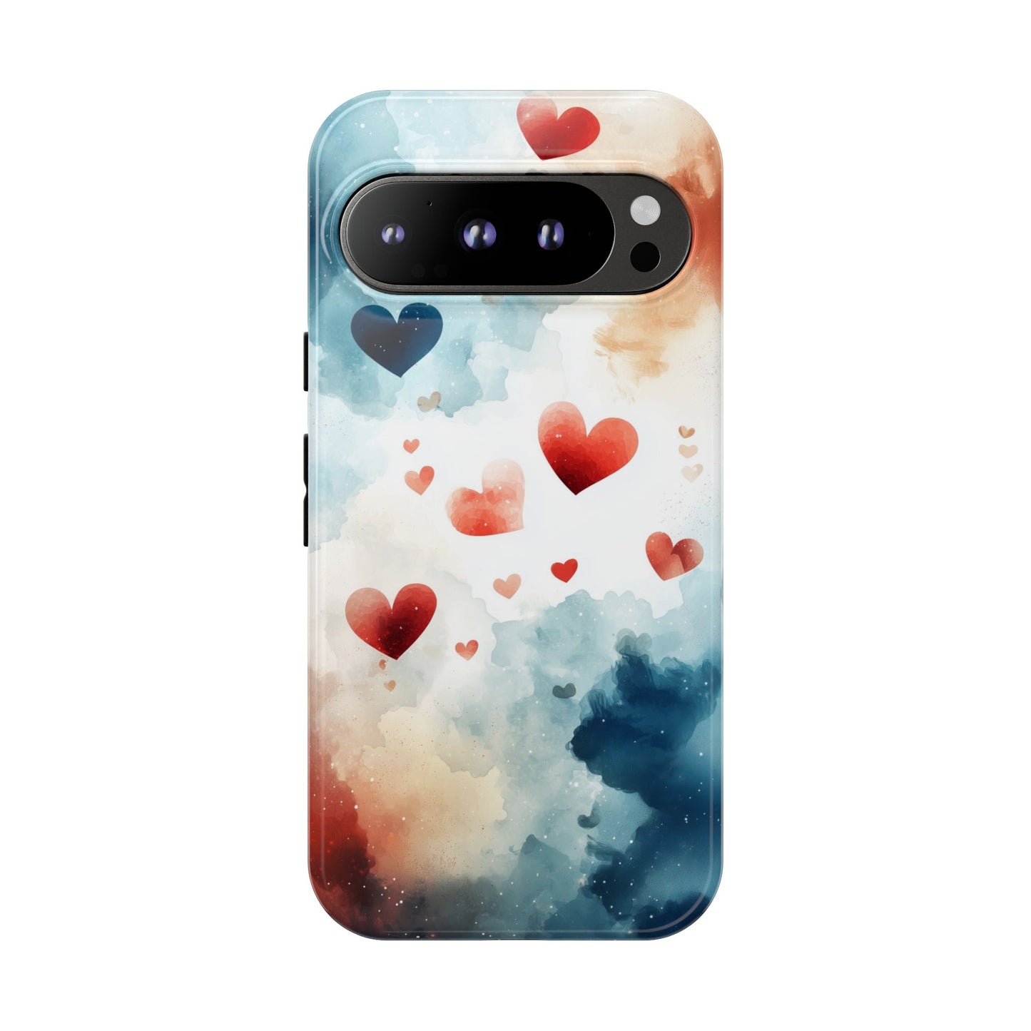Heartfelt Skies - Watercolor Anime Phone Case for iPhone, Samsung, Google Pixel