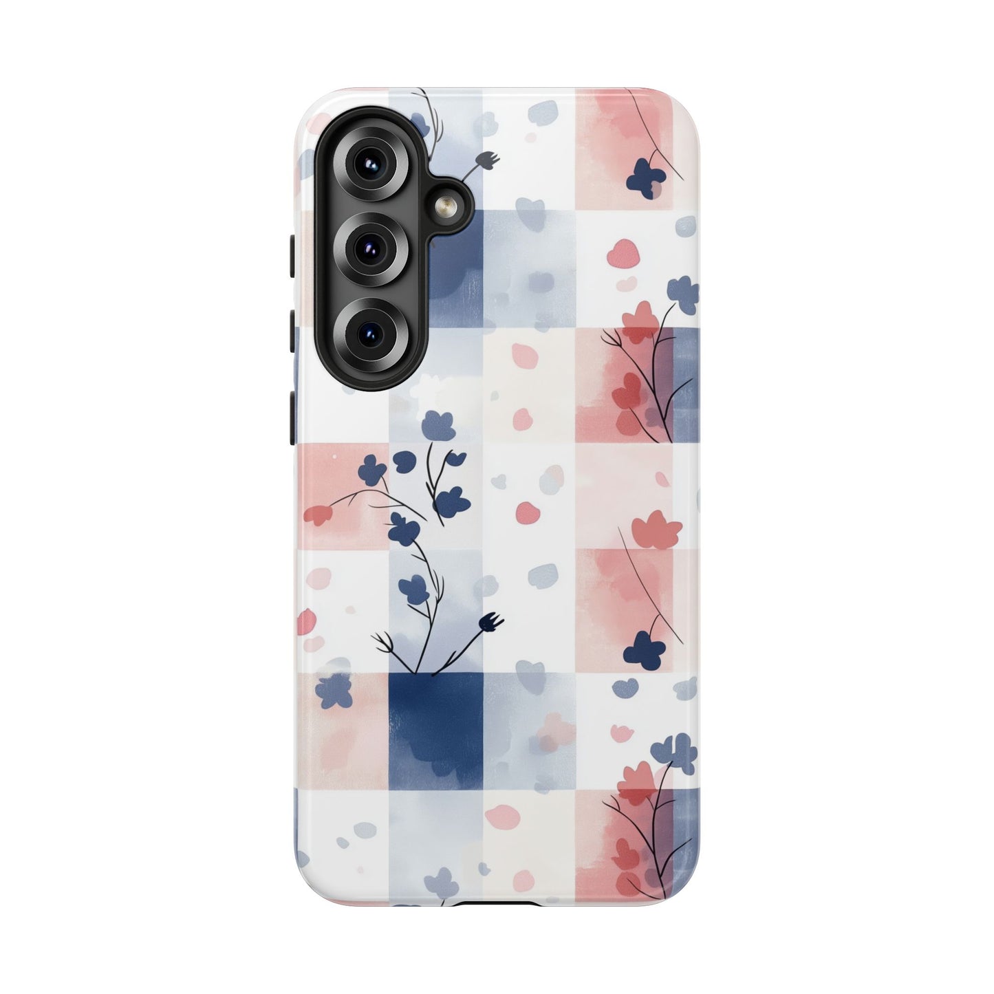 Kawaii Gingham Pastel Phone Case for iPhone, Samsung, Google Pixel