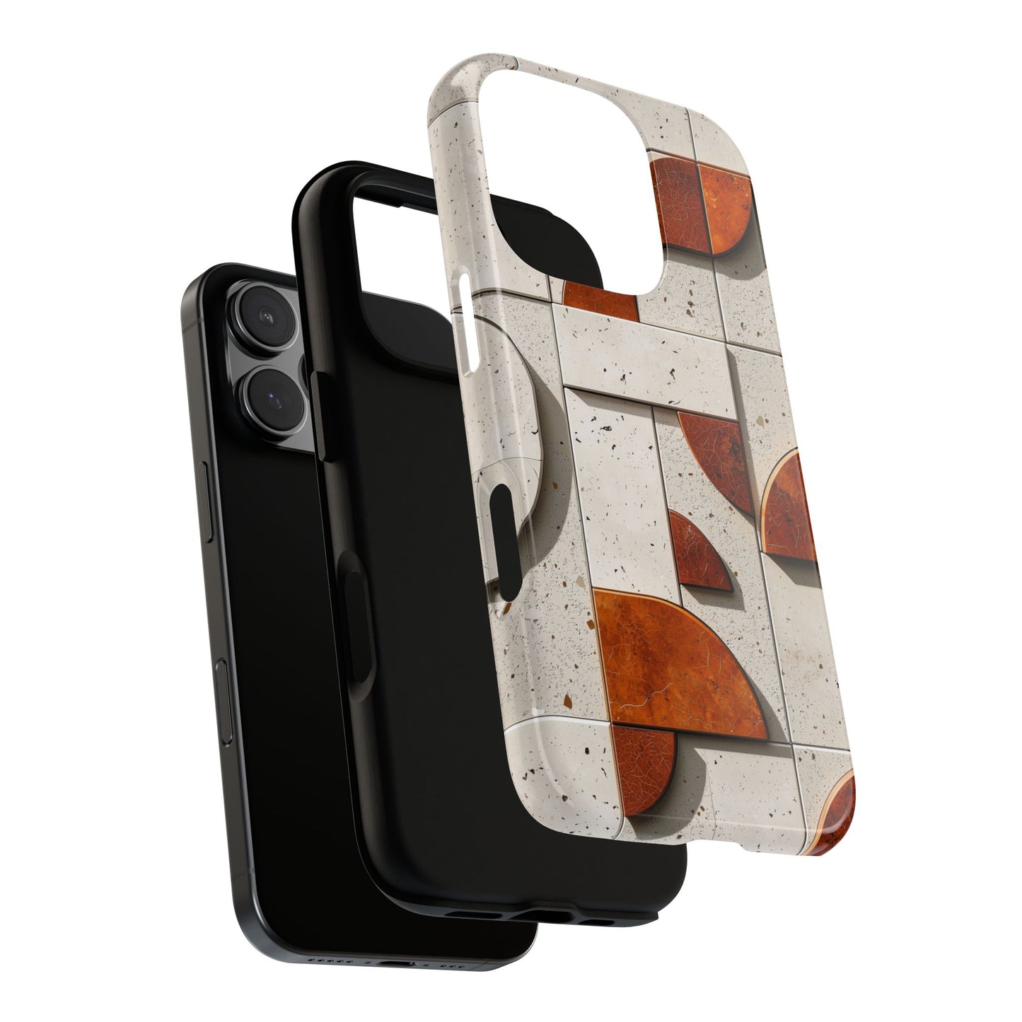 Modern Terrazzo Grid Phone Case β Abstract & Stylish for iPhone, google Pixel & Samsung