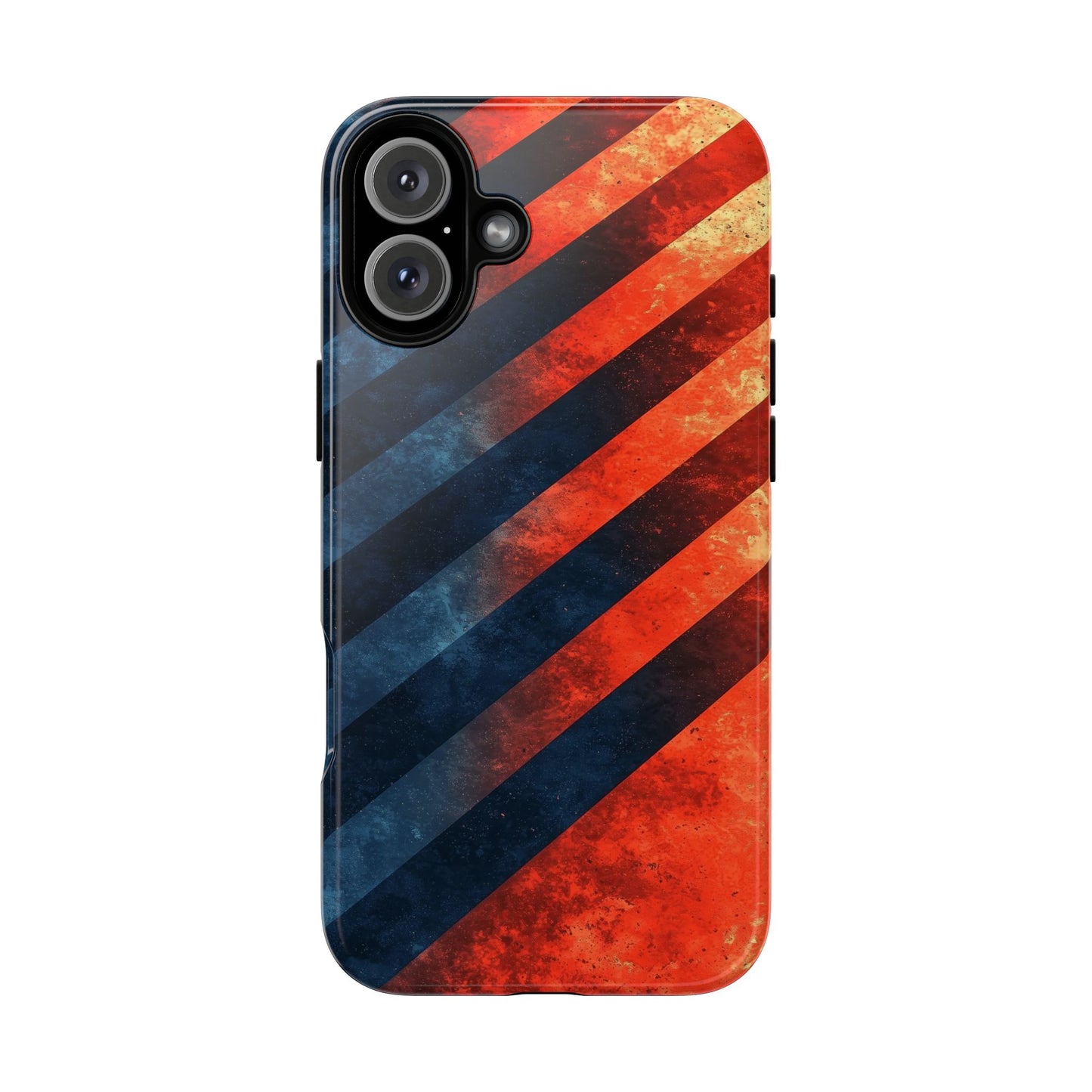 Molten Stripes – Grunge Gradient Abstract Phone Case for iPhone, Samsung & Pixel
