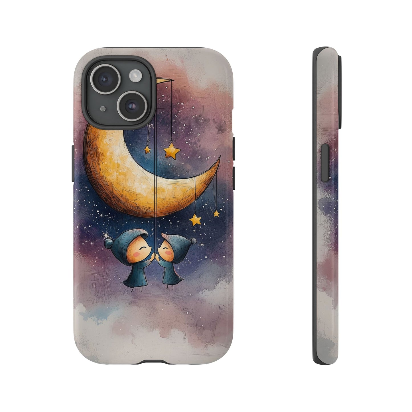 Dreamy Moonlight Duo Phone Case for iPhone, Samsung, Google Pixel