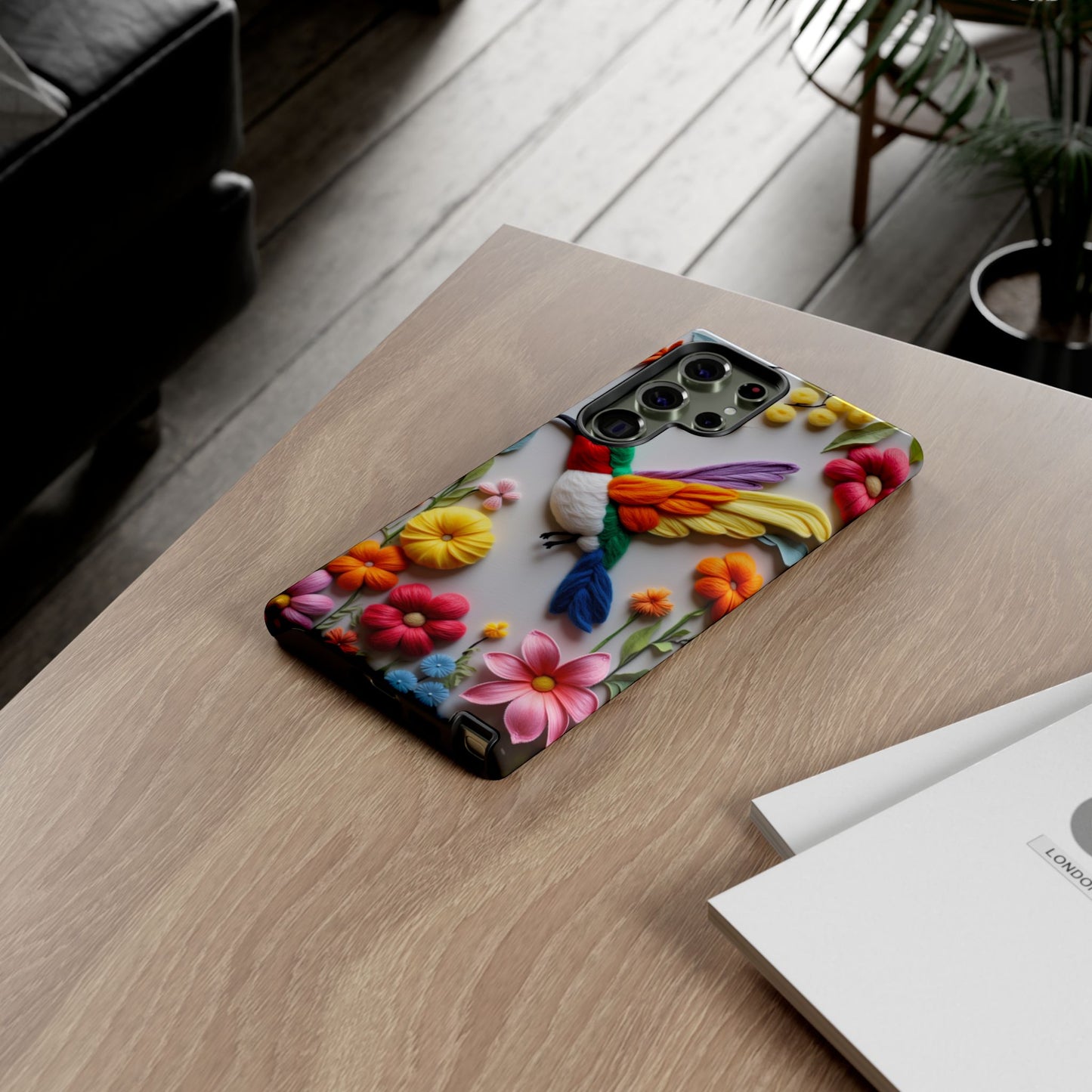 Elegant Hummingbird with Floral Mosaic Design | Nature's Artistic Vibes | Pixel 8 pro
