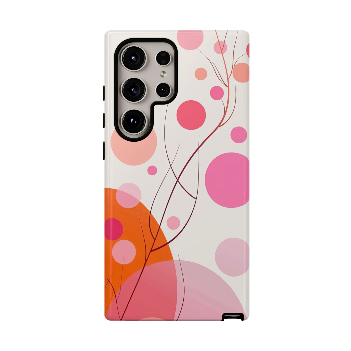 Blush Bloom – Abstract Floral Phone Case for iPhone, Samsung & Pixel