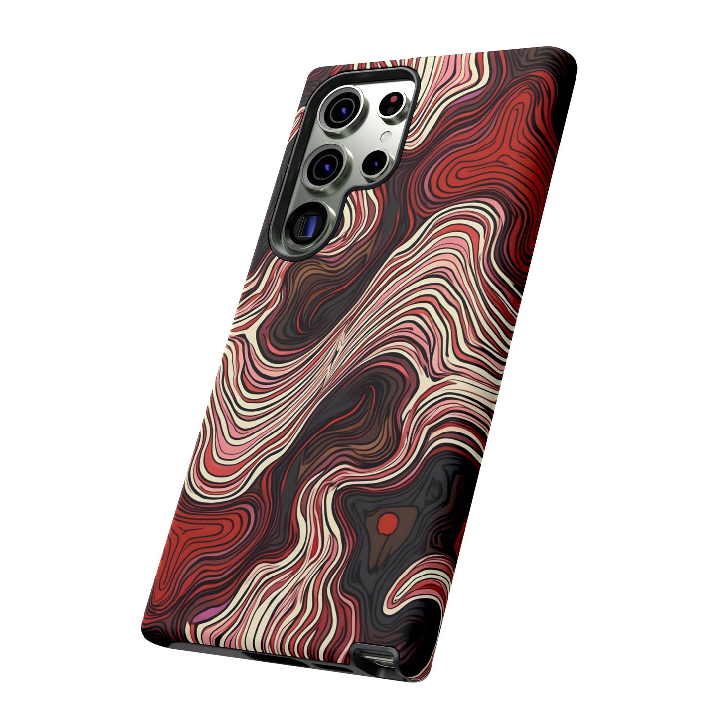Abstract wavy illusion with swirling lines | Pattern Design