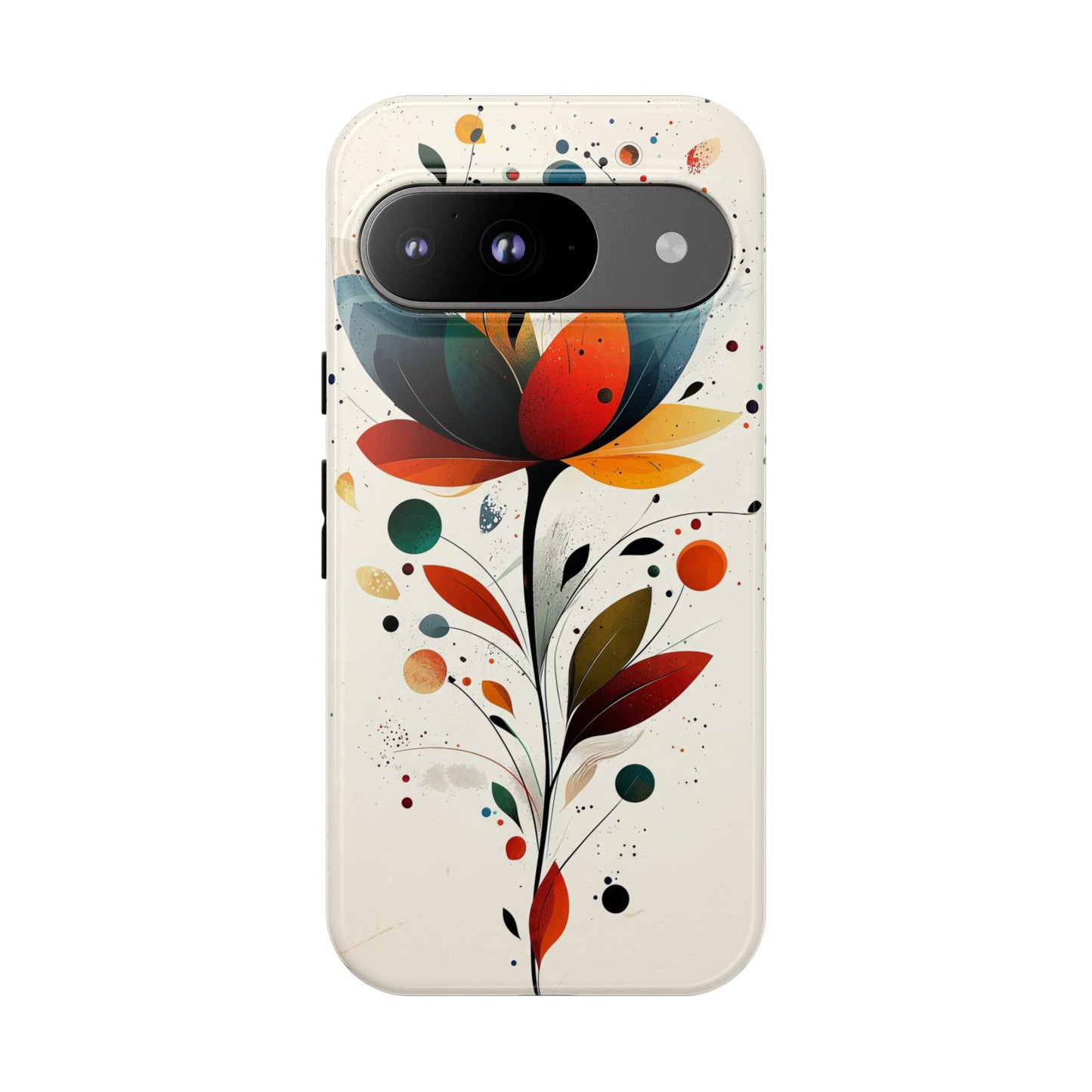 Celestial Petals – Abstract Floral Burst Phone Case for iPhone, Pixel & Samsung