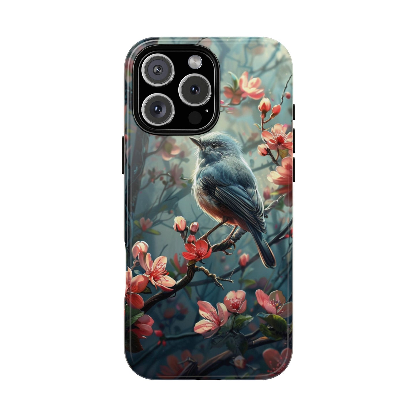 Floral Bird Phone Case β Elegant Nature-Inspired Design for iPhone, Samsung & Google Pixel