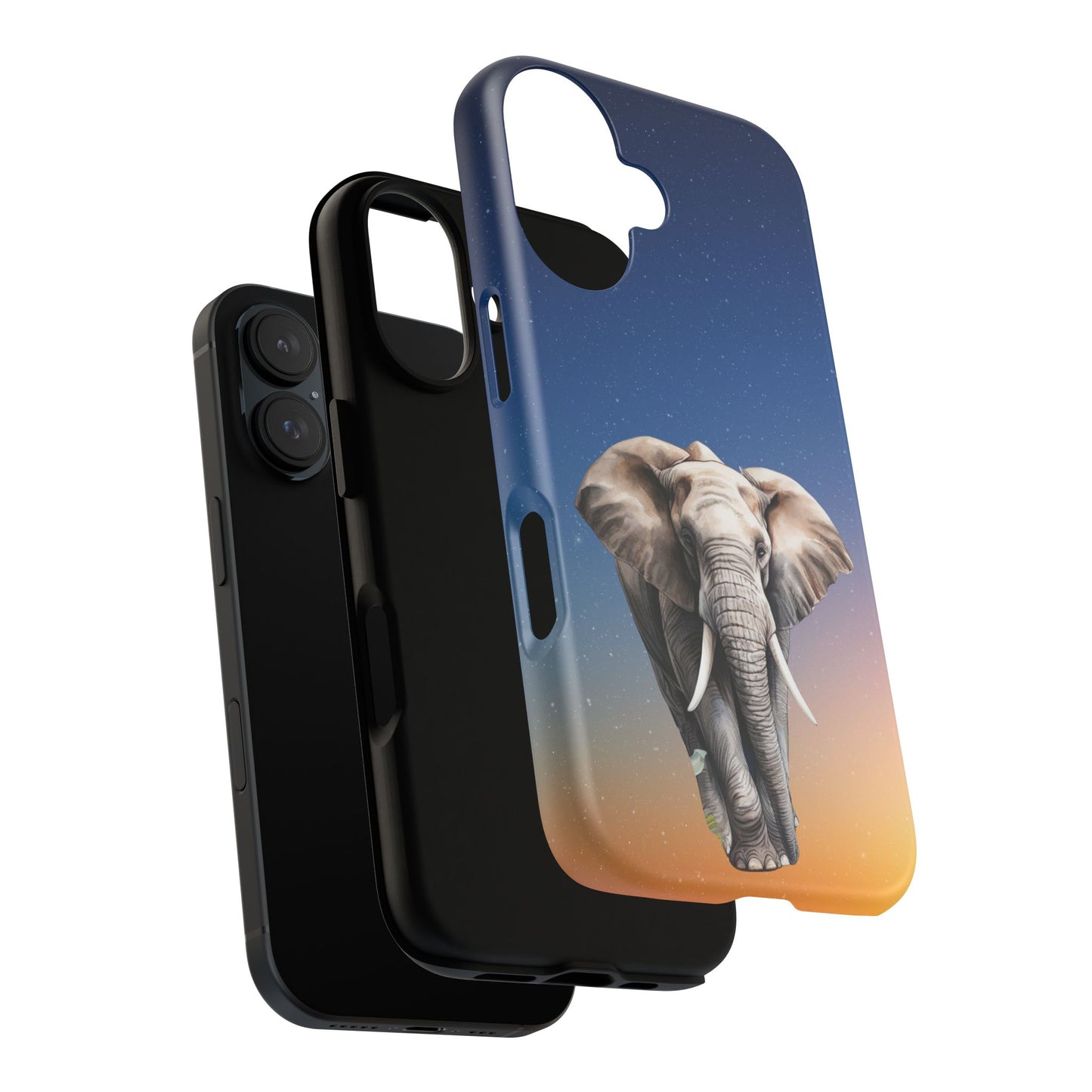 Celestial Elephant Mobile Cover – Dreamy Night Sky Aesthetic