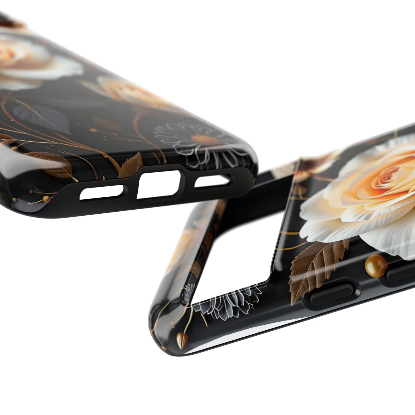 Elegant 3D Floral Design, Botanical Phone Case design for Iphone.